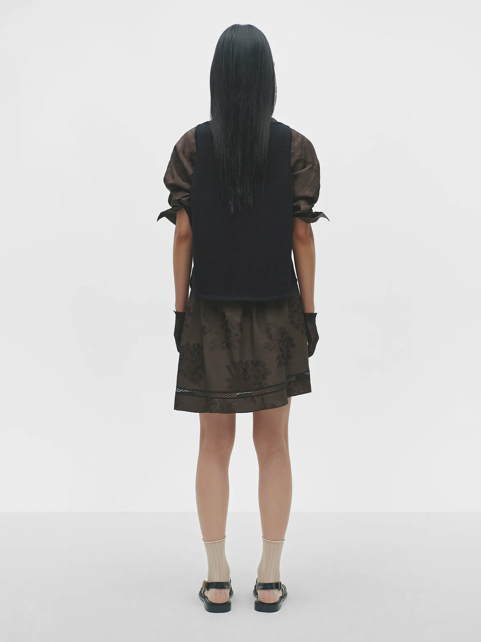 CORDERA Boatneck Waistcoat Black - Image 4