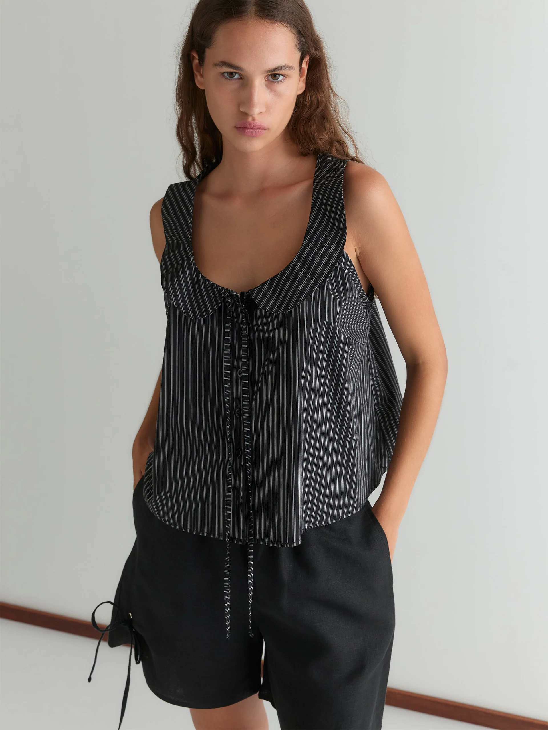 Deiji Studios Eyelet Short Black - Image 3