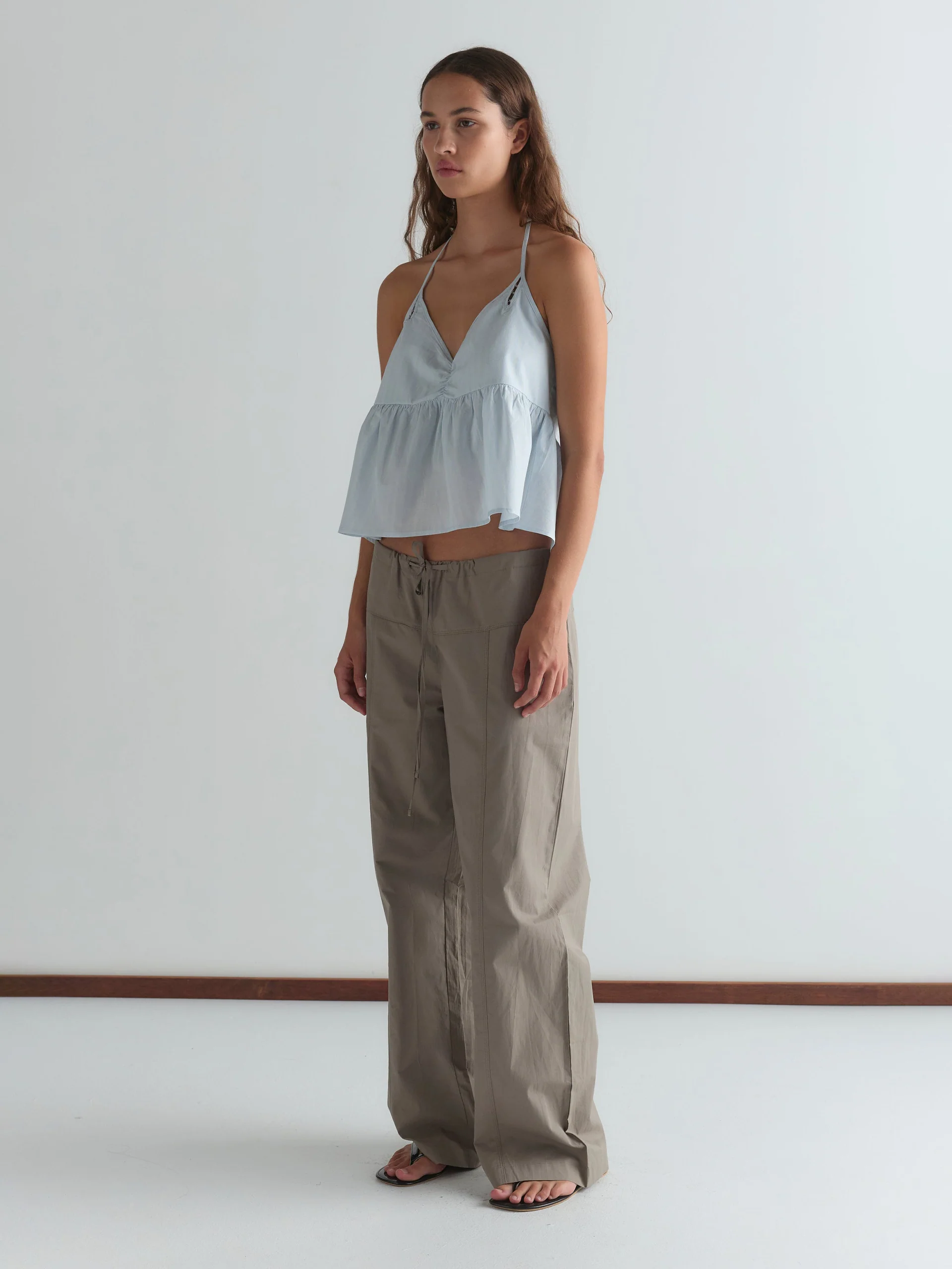 Deiji Studios Seam Pant Light Khaki - Image 3