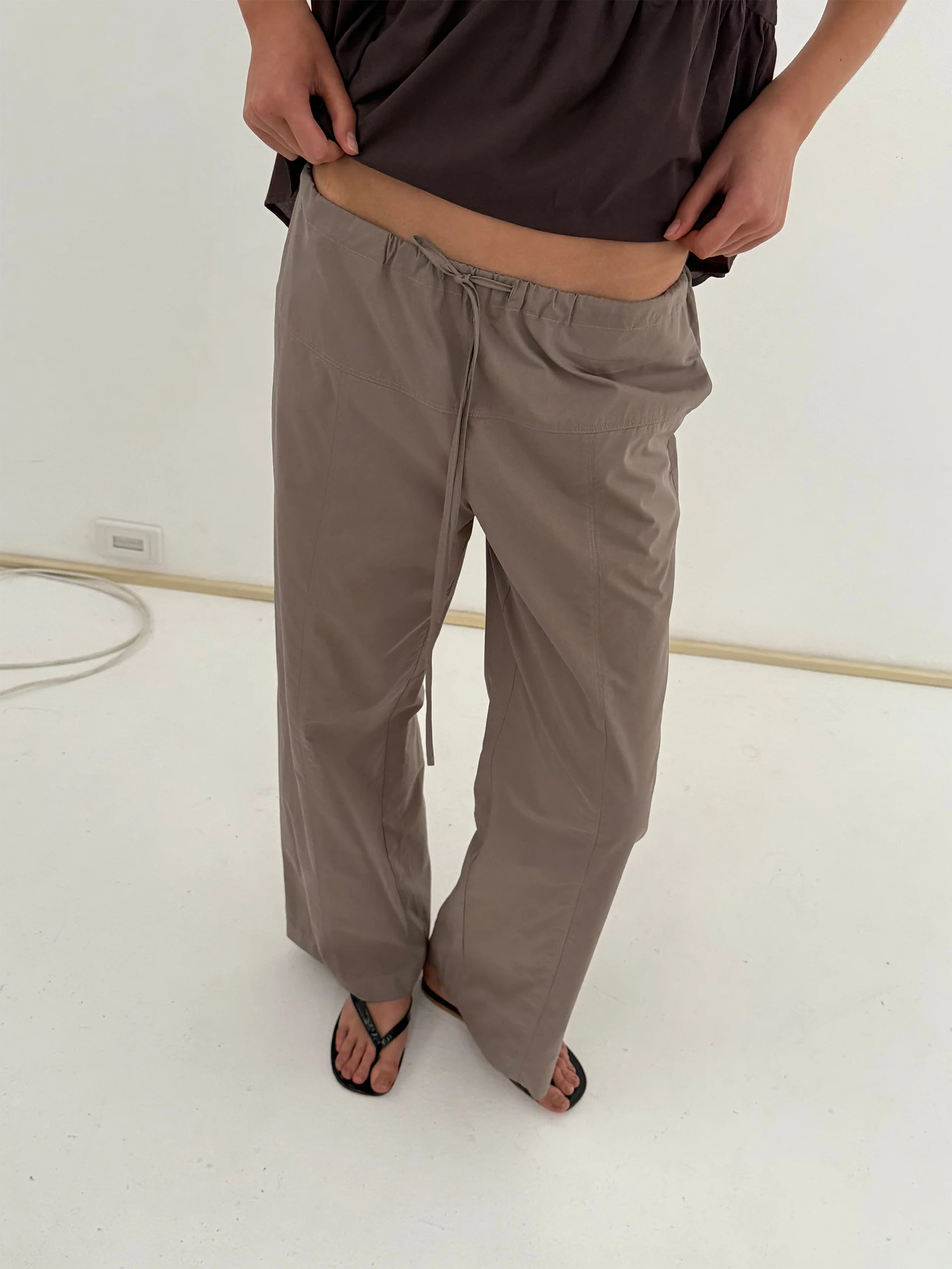 Deiji Studios Seam Pant Light Khaki - Image 6