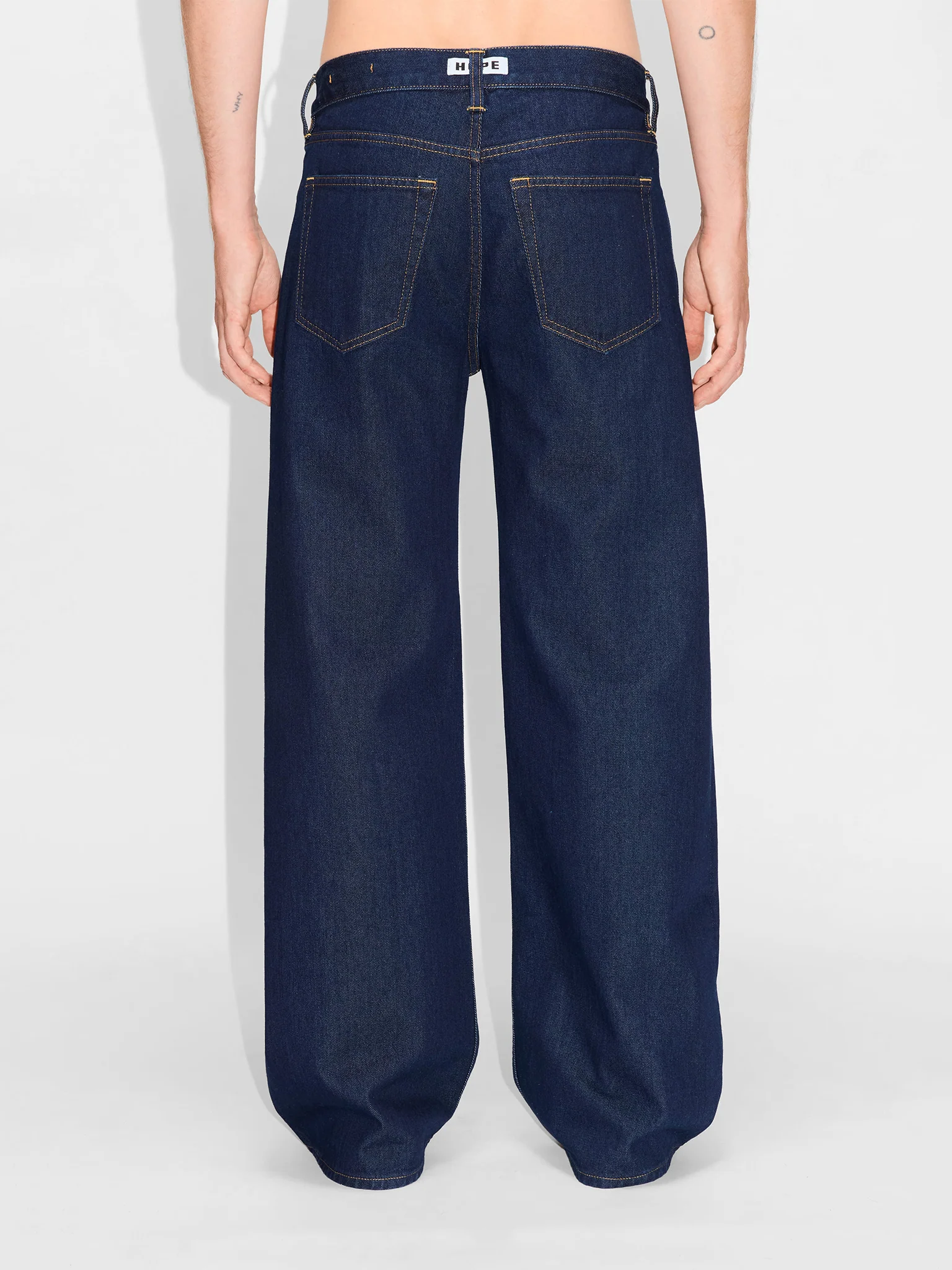 HOPE Shake Jeans Rinsed Indigo - Image 6