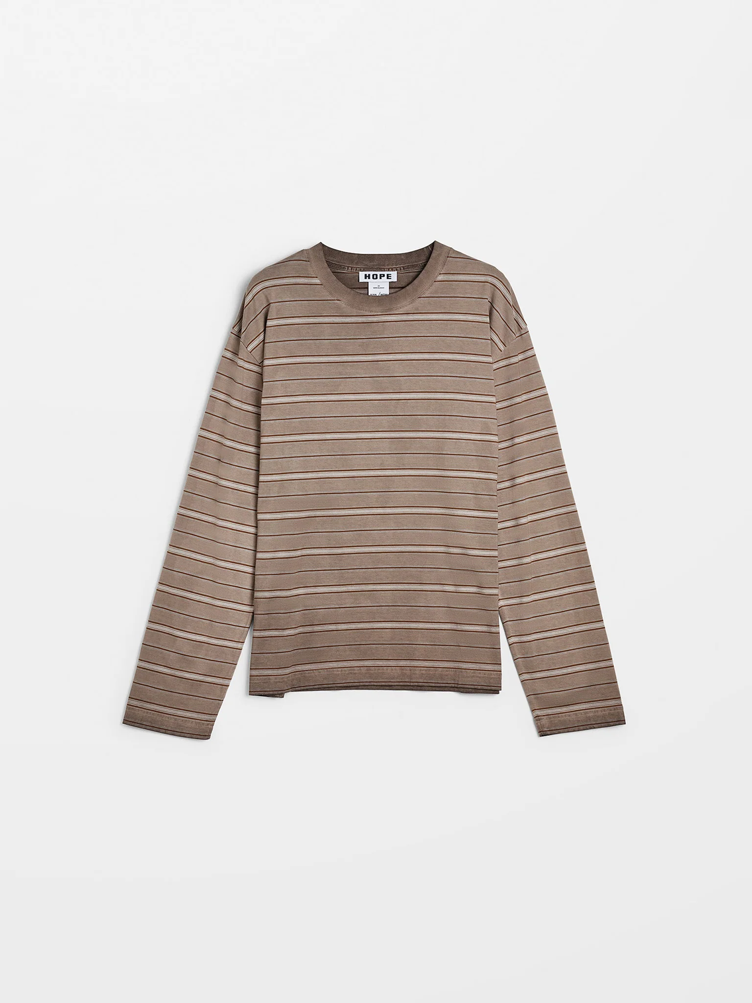 HOPE Spark Longsleeve Beige Stripe - Image 4