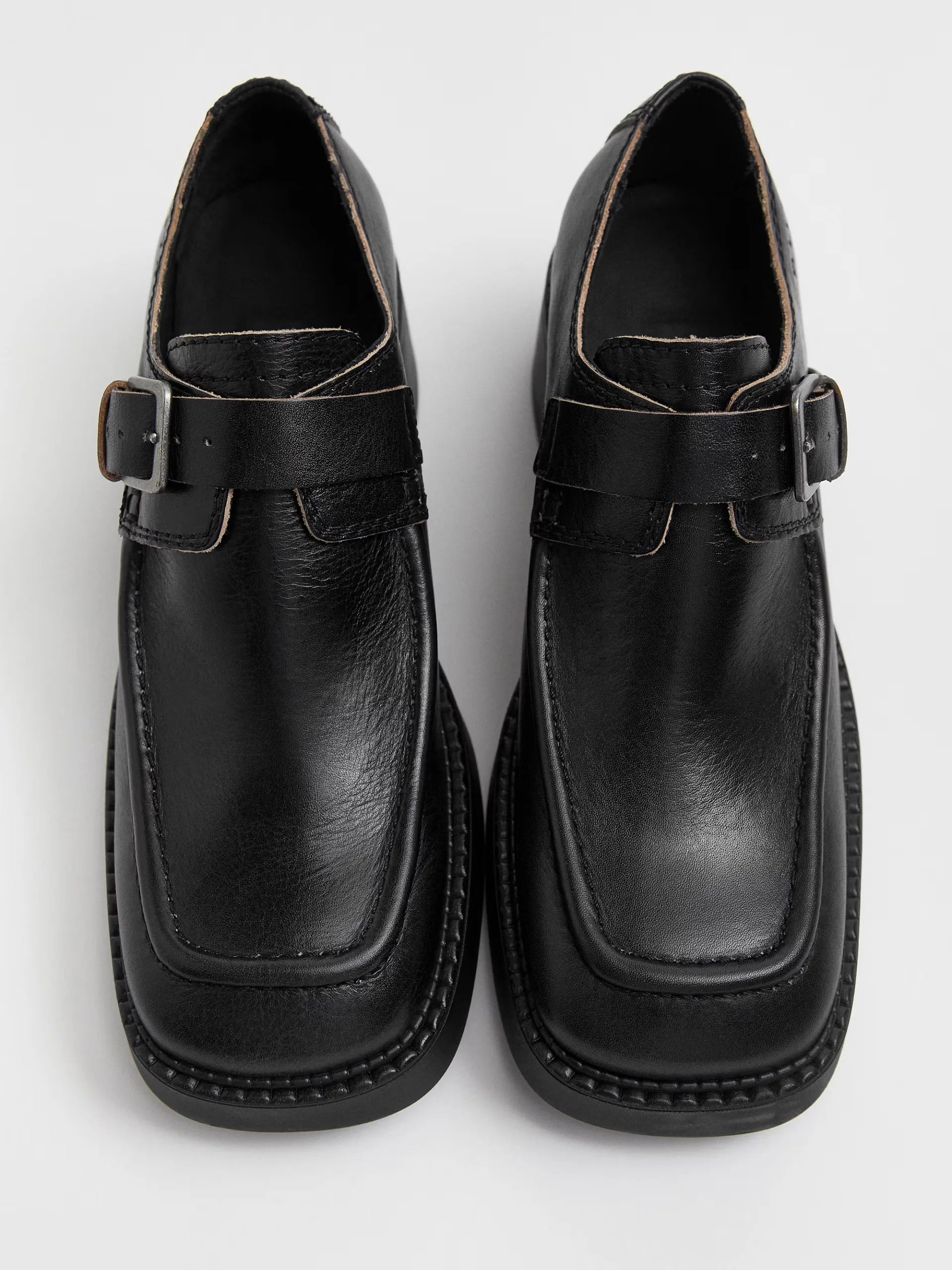 MIISTA x E8 Giesela Black Buckle Brogues - Image 5