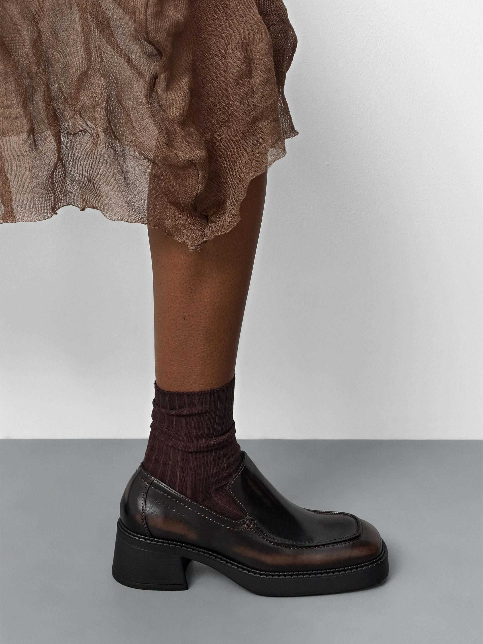 MIISTA x E8 Karion Loafers Brushed Brown - Image 2