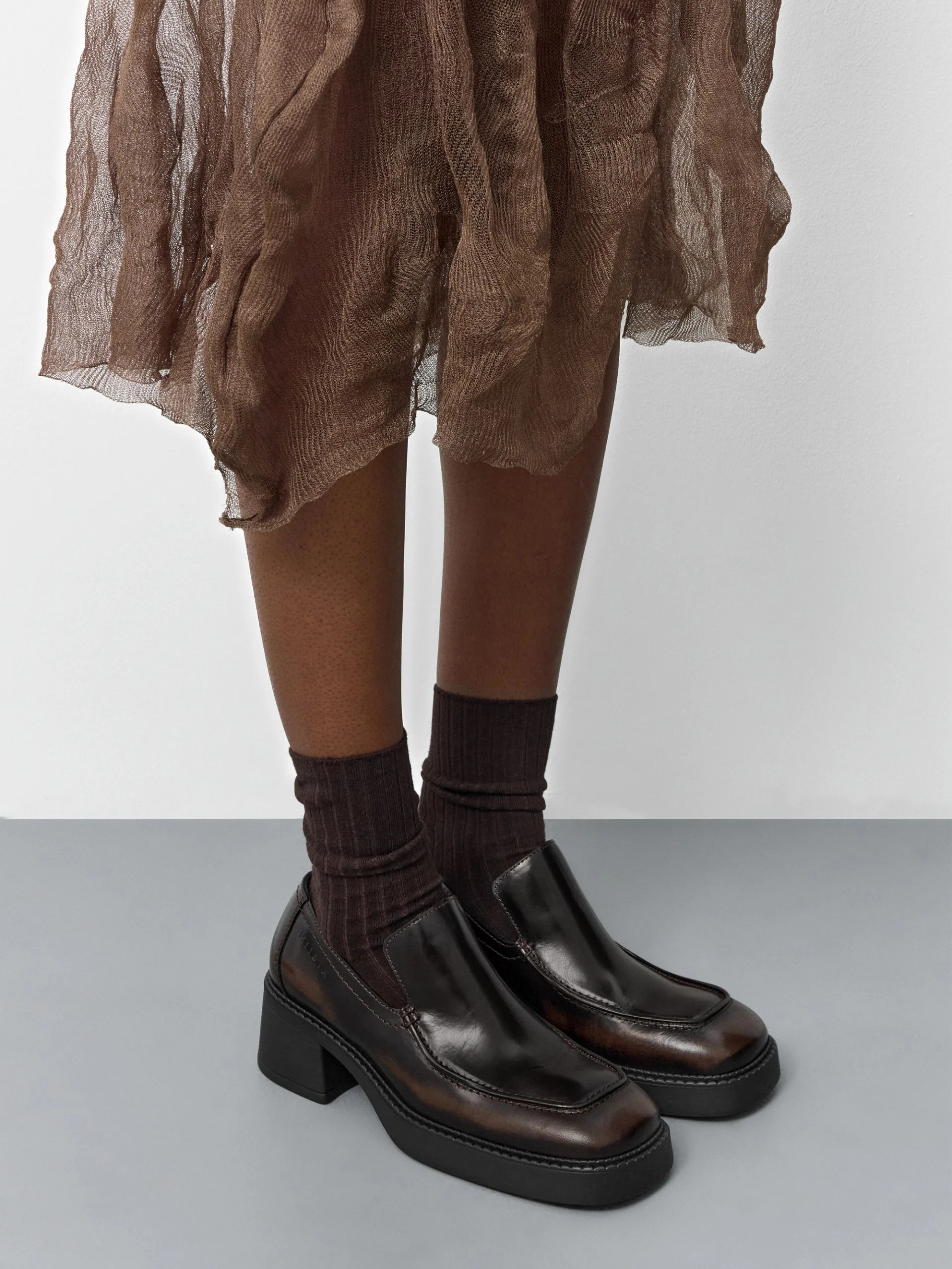 MIISTA x E8 Karion Loafers Brushed Brown - Image 3