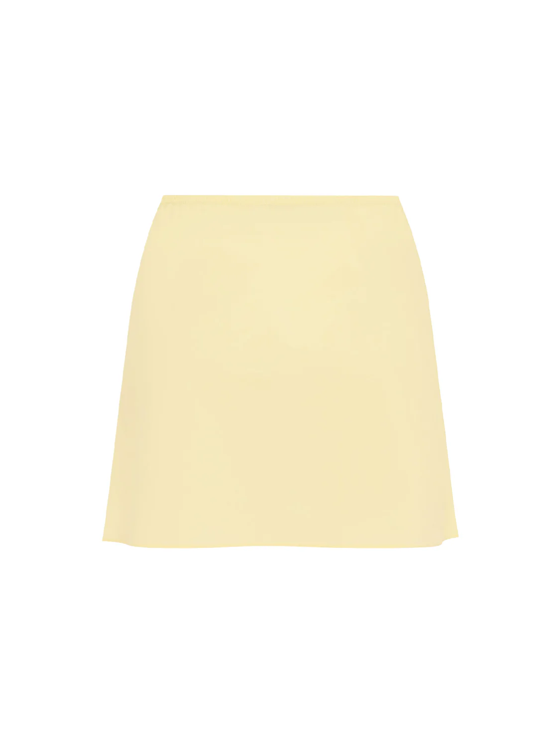 Olga Joan Mini Slip Skirt Limone - Image 3