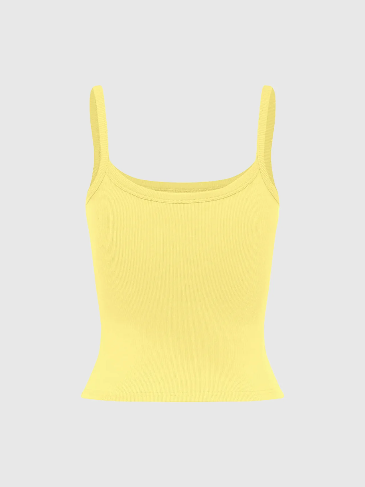 Olga Joan Ribbed Singlet Limone - Image 3