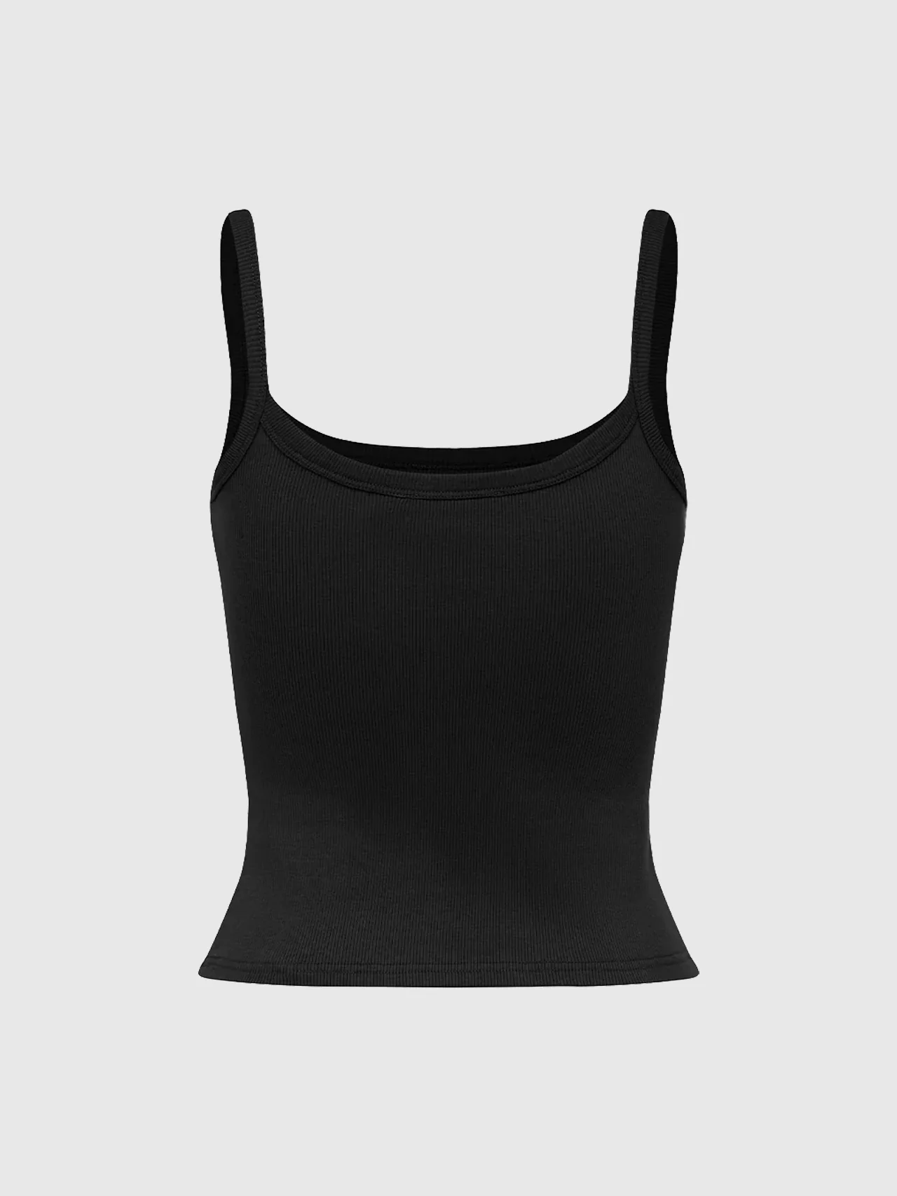 Olga Joan Ribbed Singlet Nera - Image 3