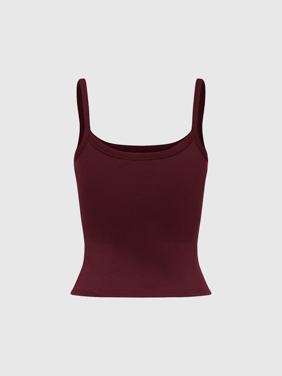 Olga Joan Ribbed Singlet Vino - Image 3