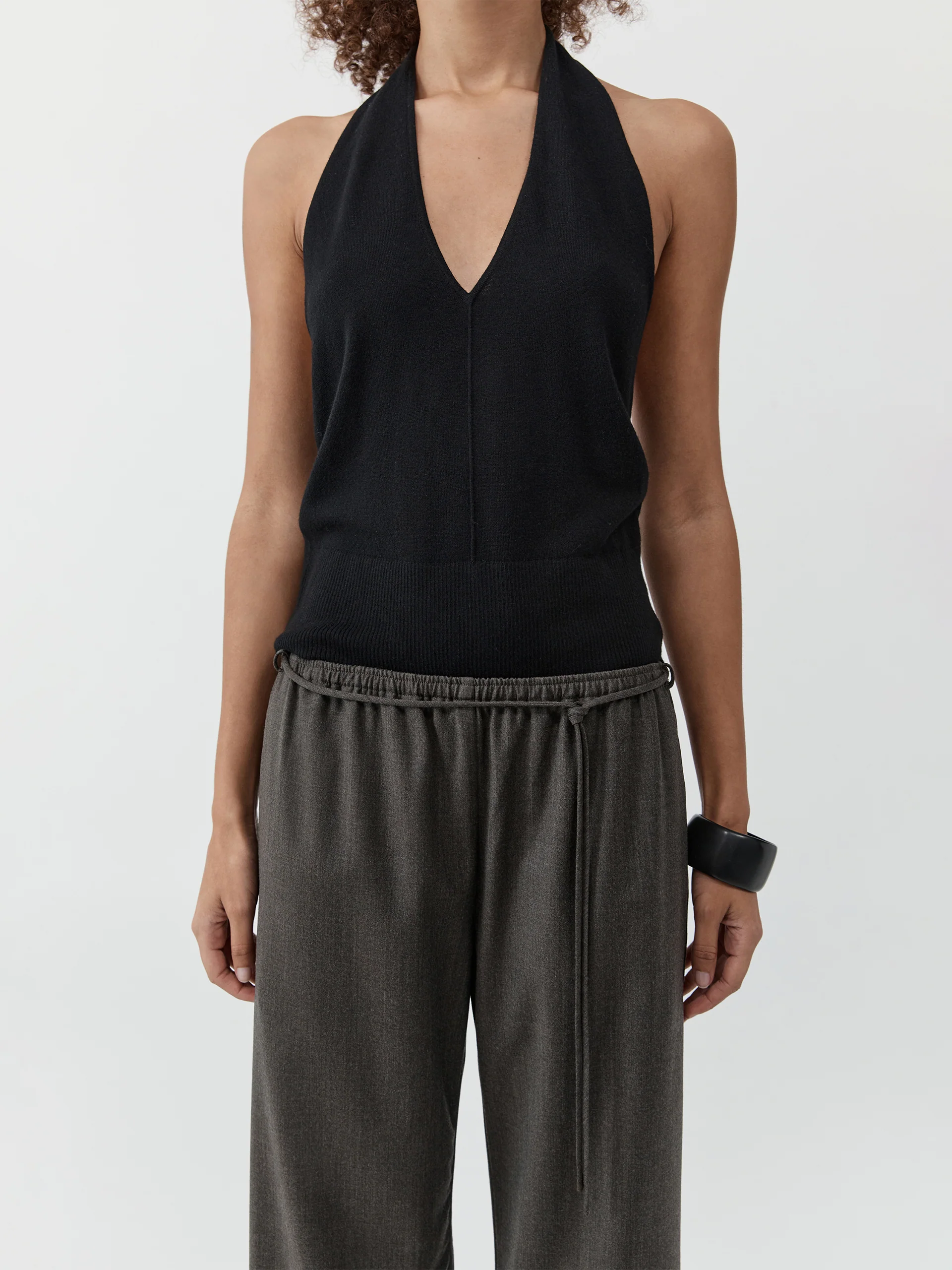 St. Agni Wool Everyday Pants Mulch - Image 2
