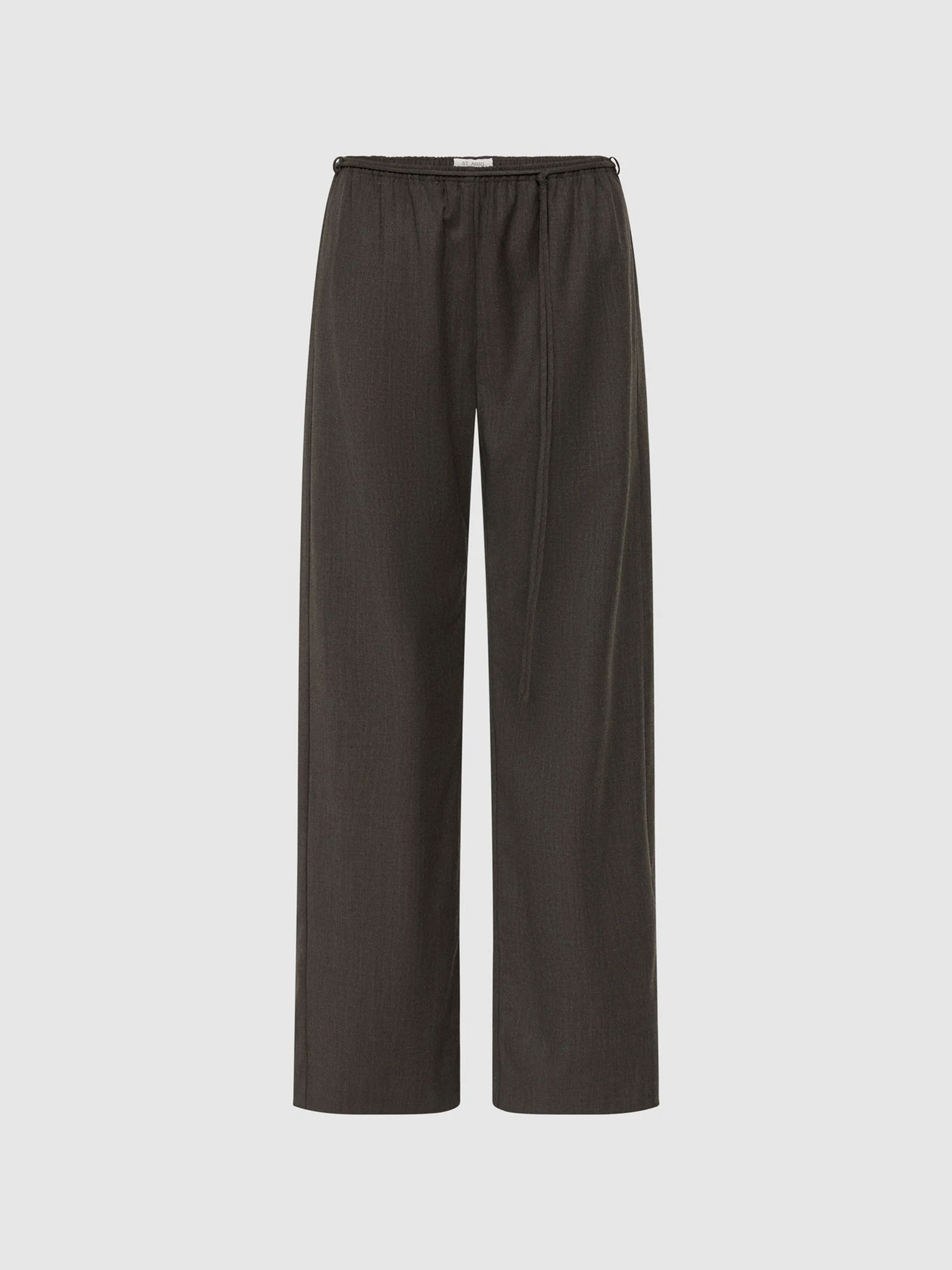 St. Agni Wool Everyday Pants Mulch - Image 7