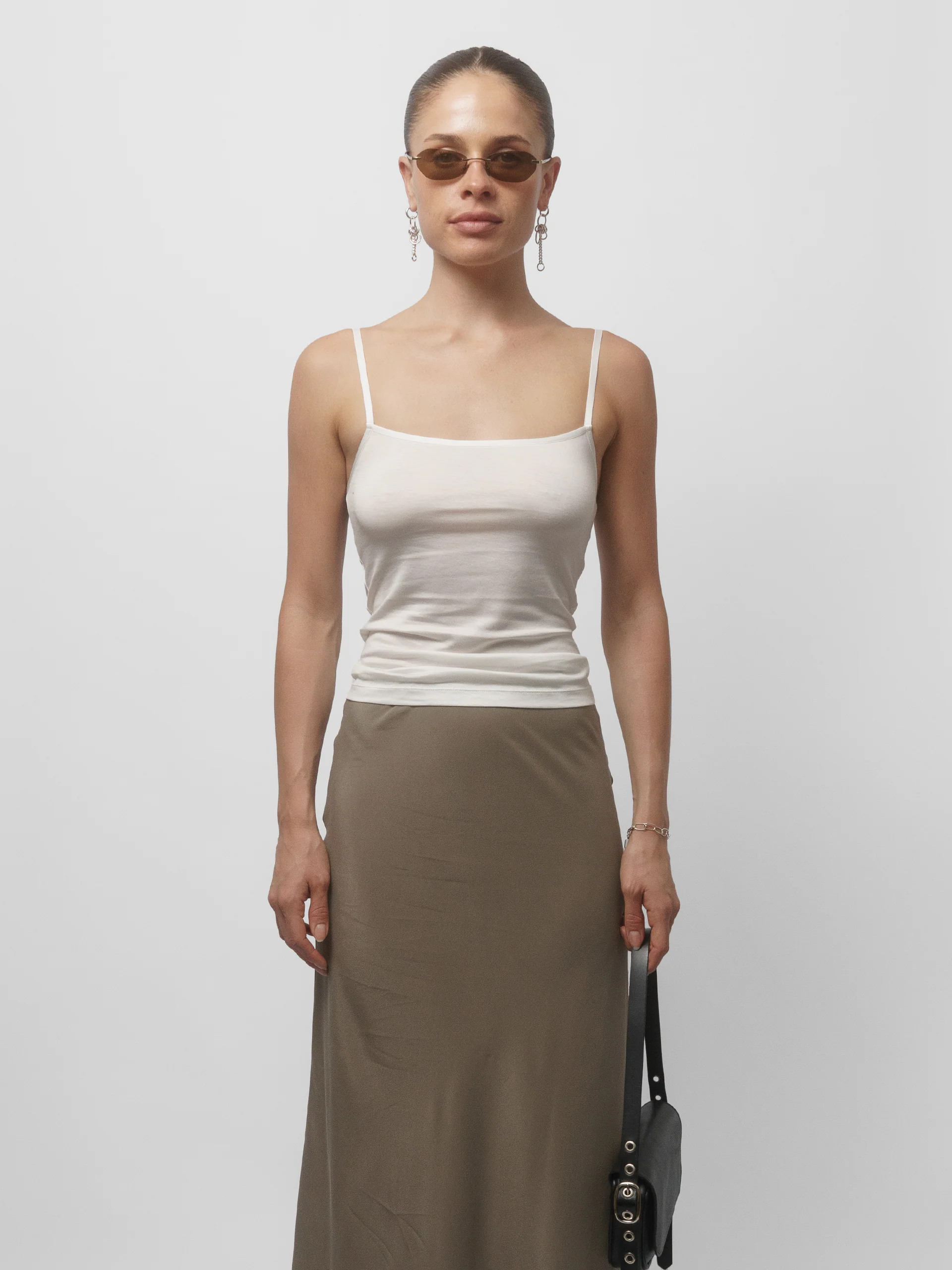 The Lair Apparel 90s Emilia Cami White