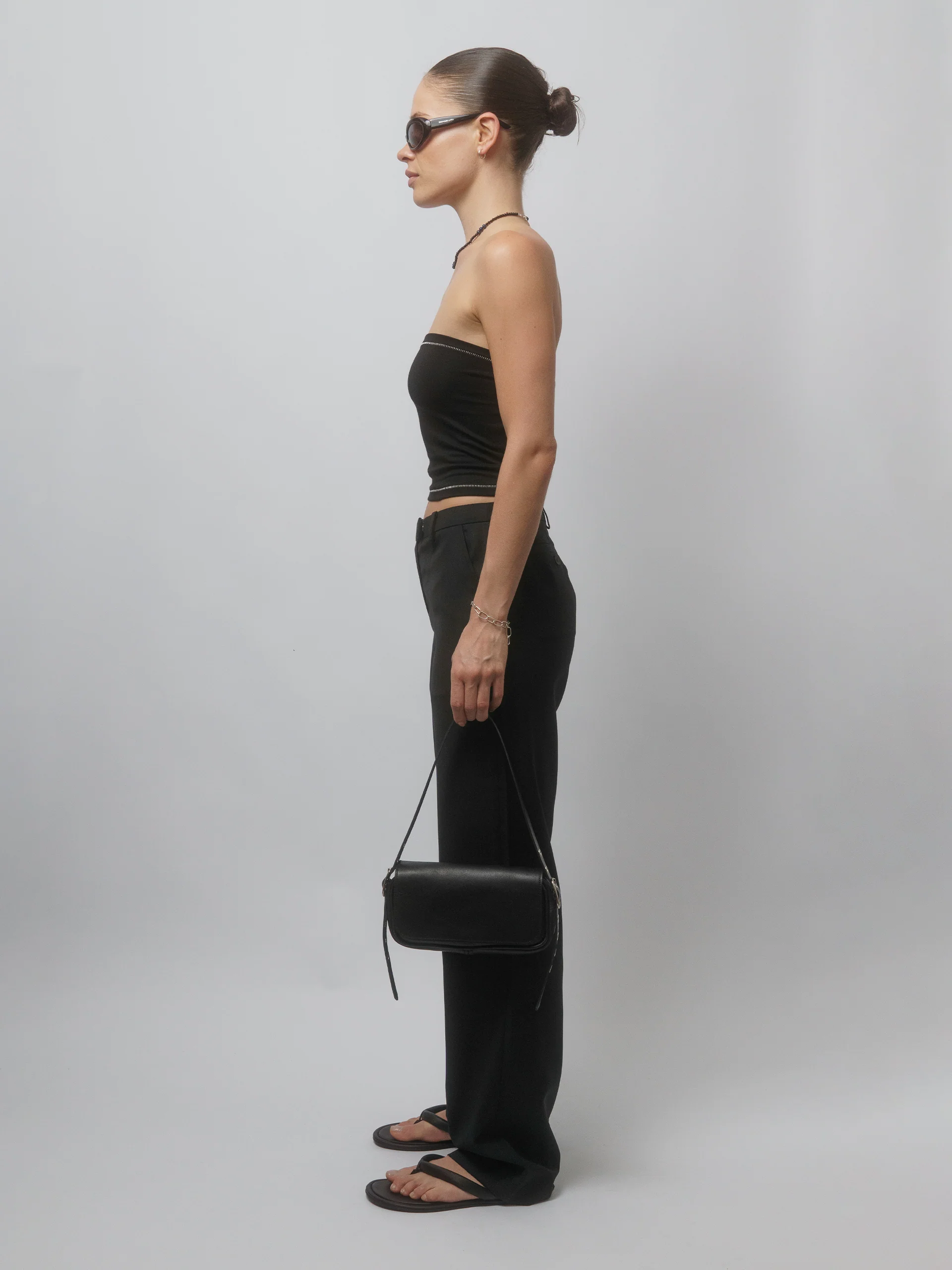 The Lair Apparel Matilda Slim Trouser Black - Image 4