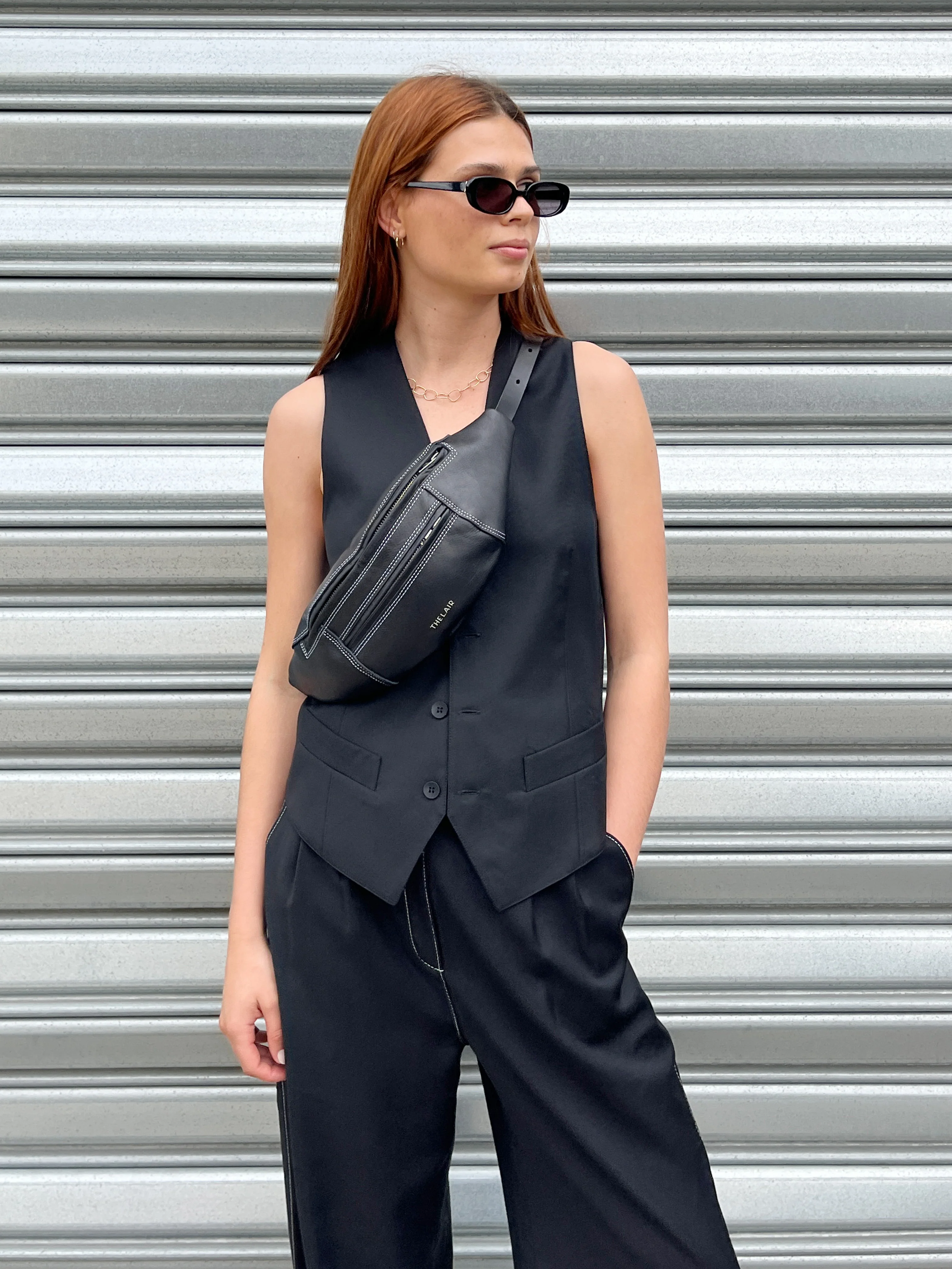 The Lair Apparel Otis Waistcoat Black - Image 4