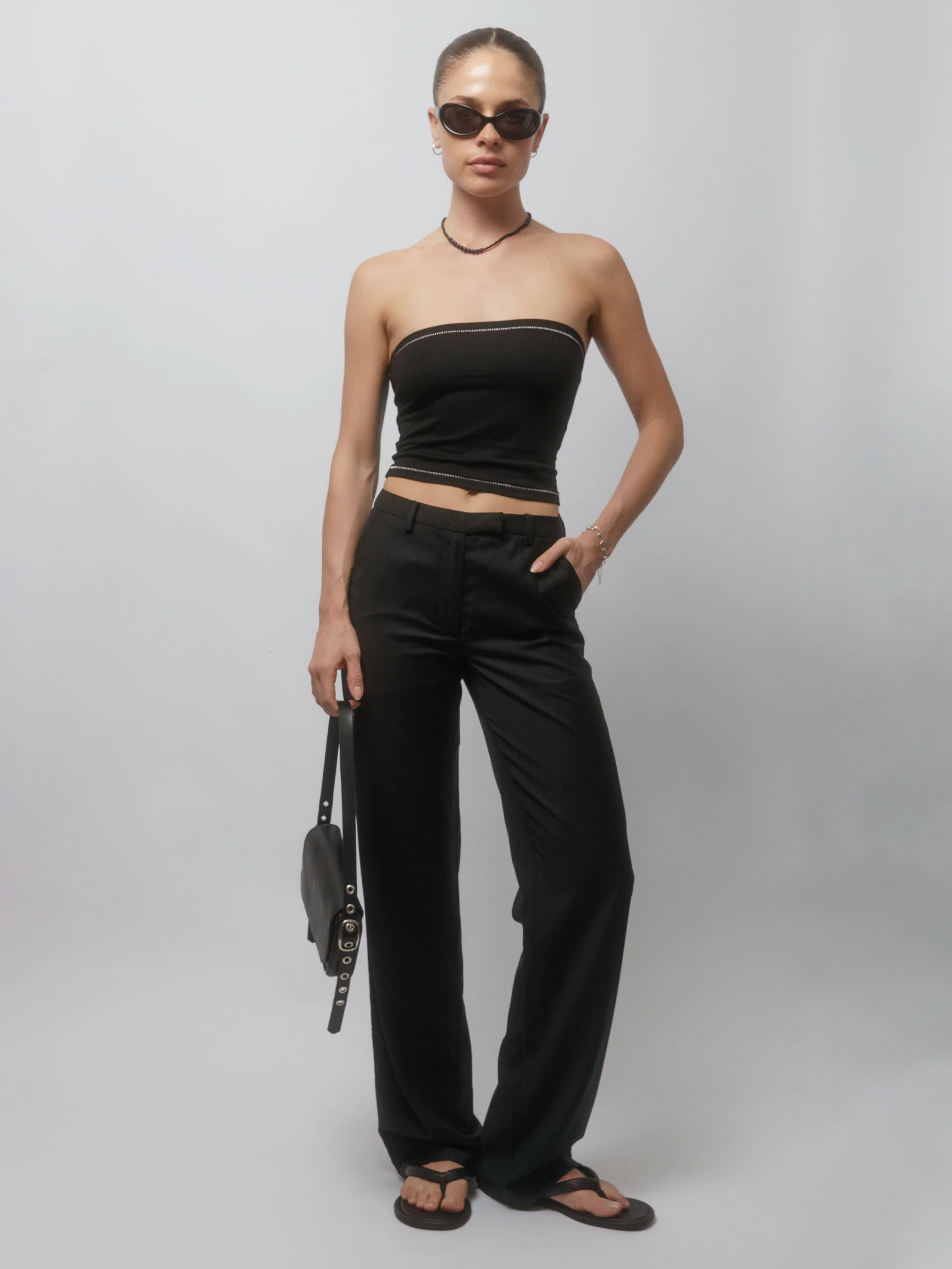 The Lair Apparel Romy Bandeau Black - Image 5