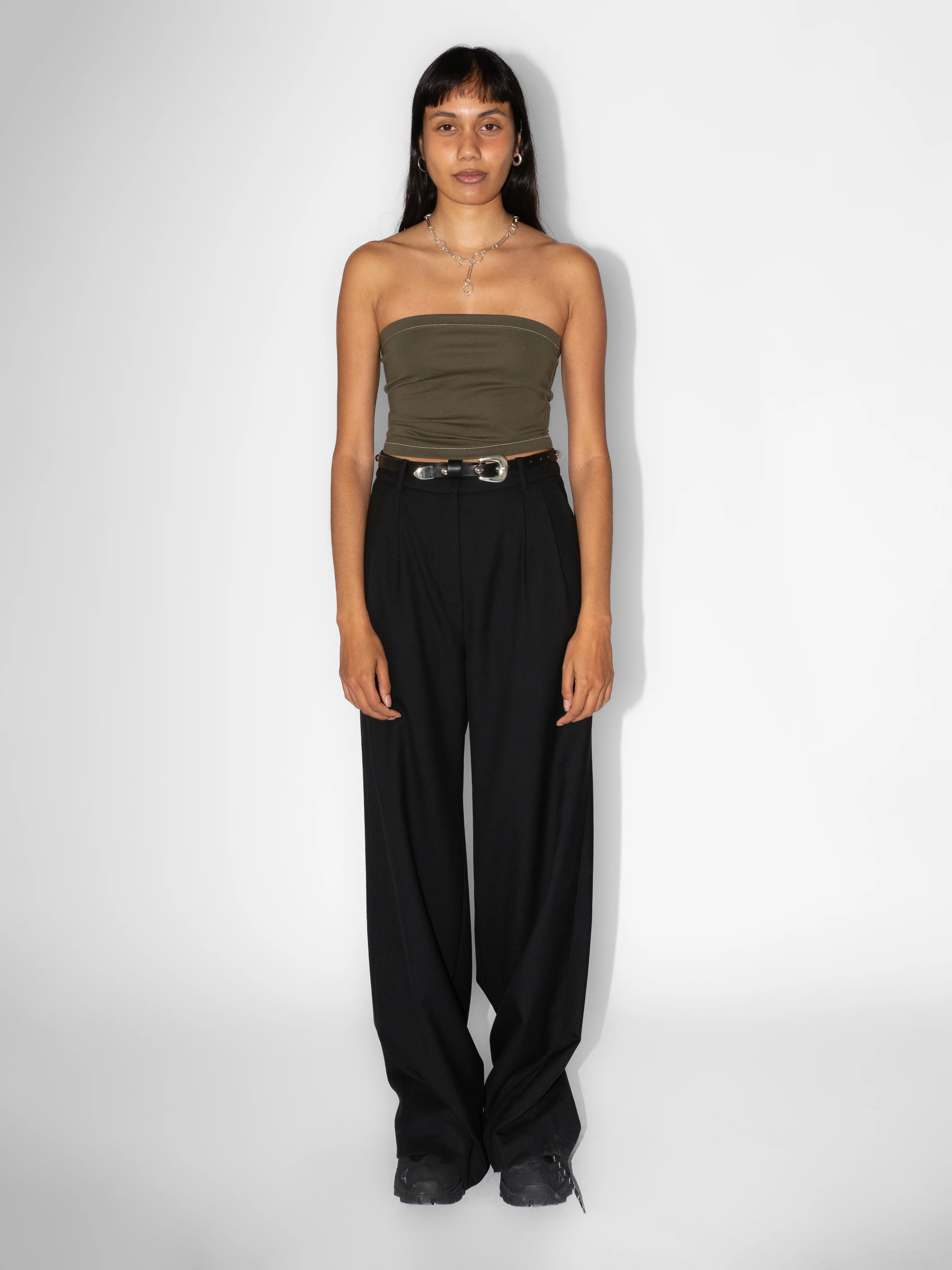 The Lair Apparel Romy Bandeau Khaki - Image 4