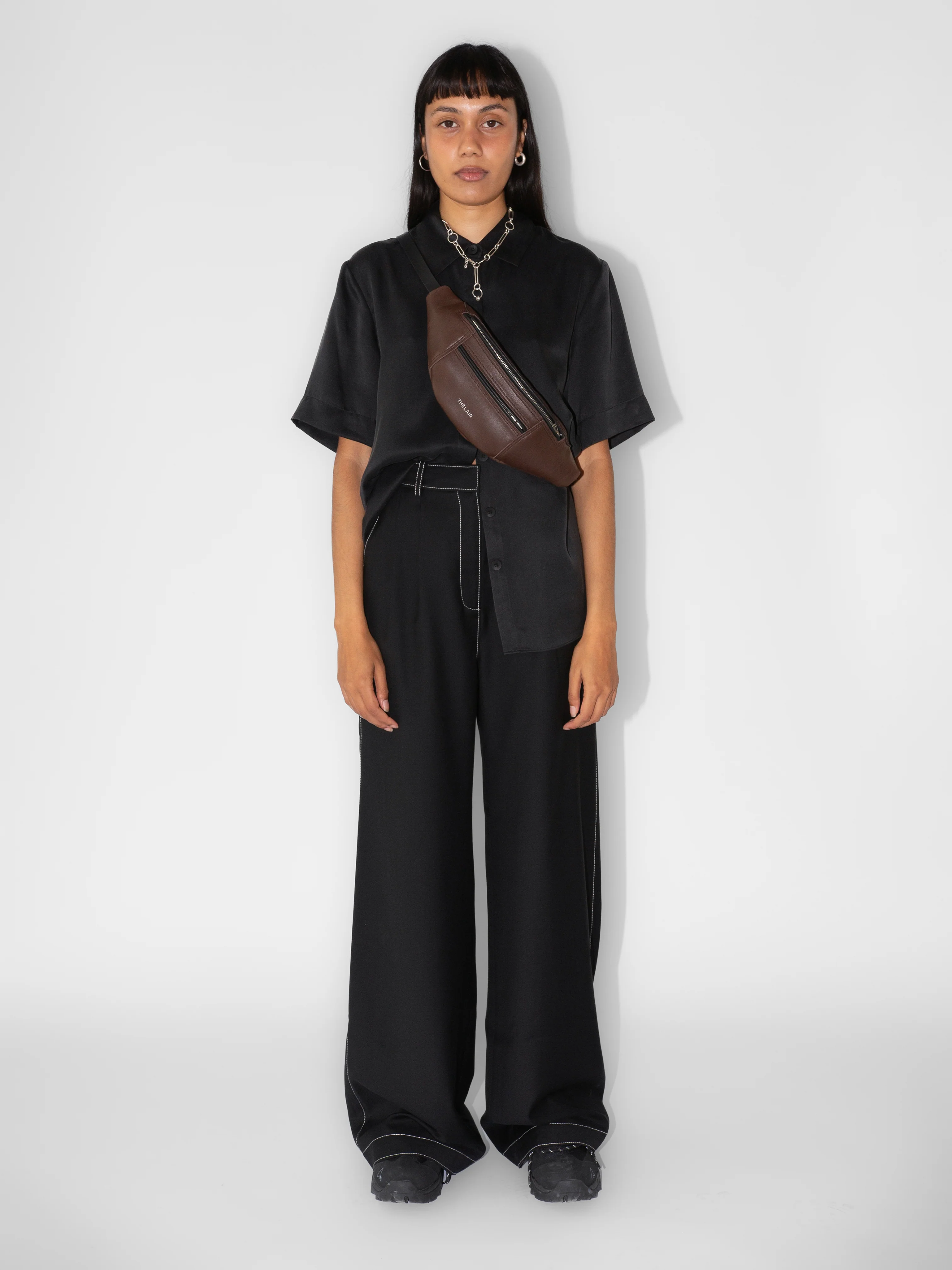 The Lair Apparel Romy Stitch Trouser Black - Image 7