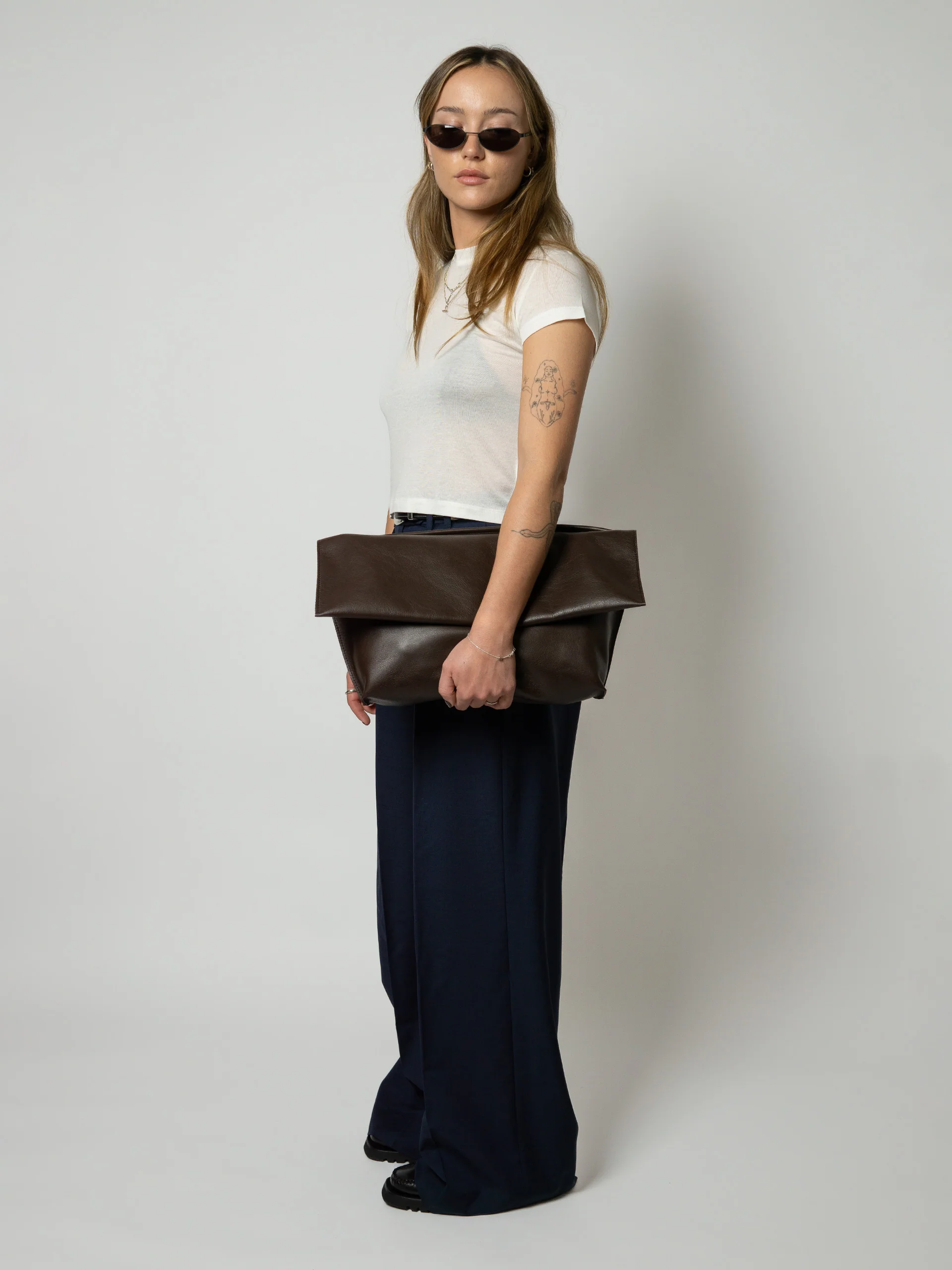 The Lair Camille Pouch Large Mahogany - Image 11