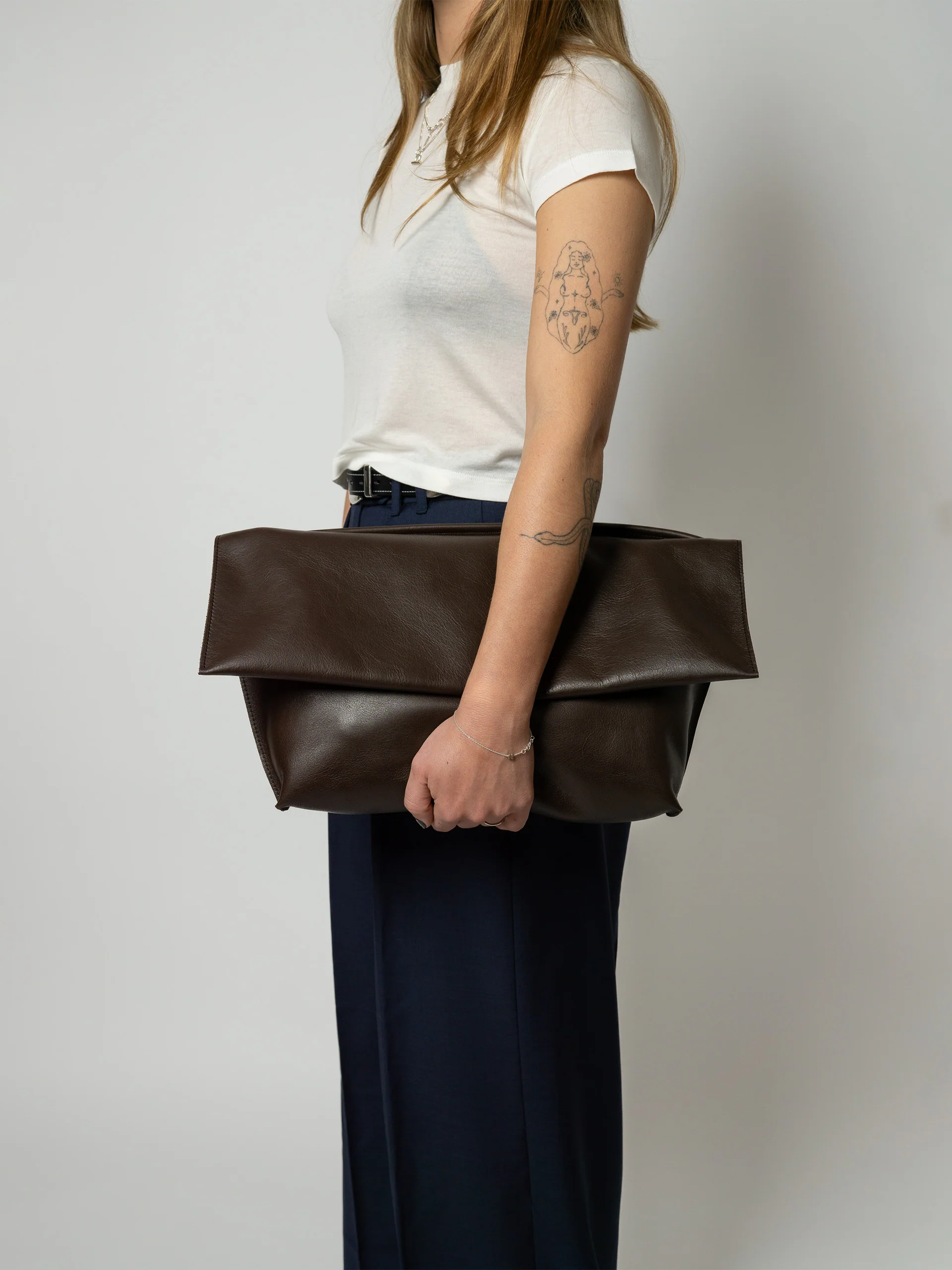The Lair Camille Pouch Large Mahogany - Image 5