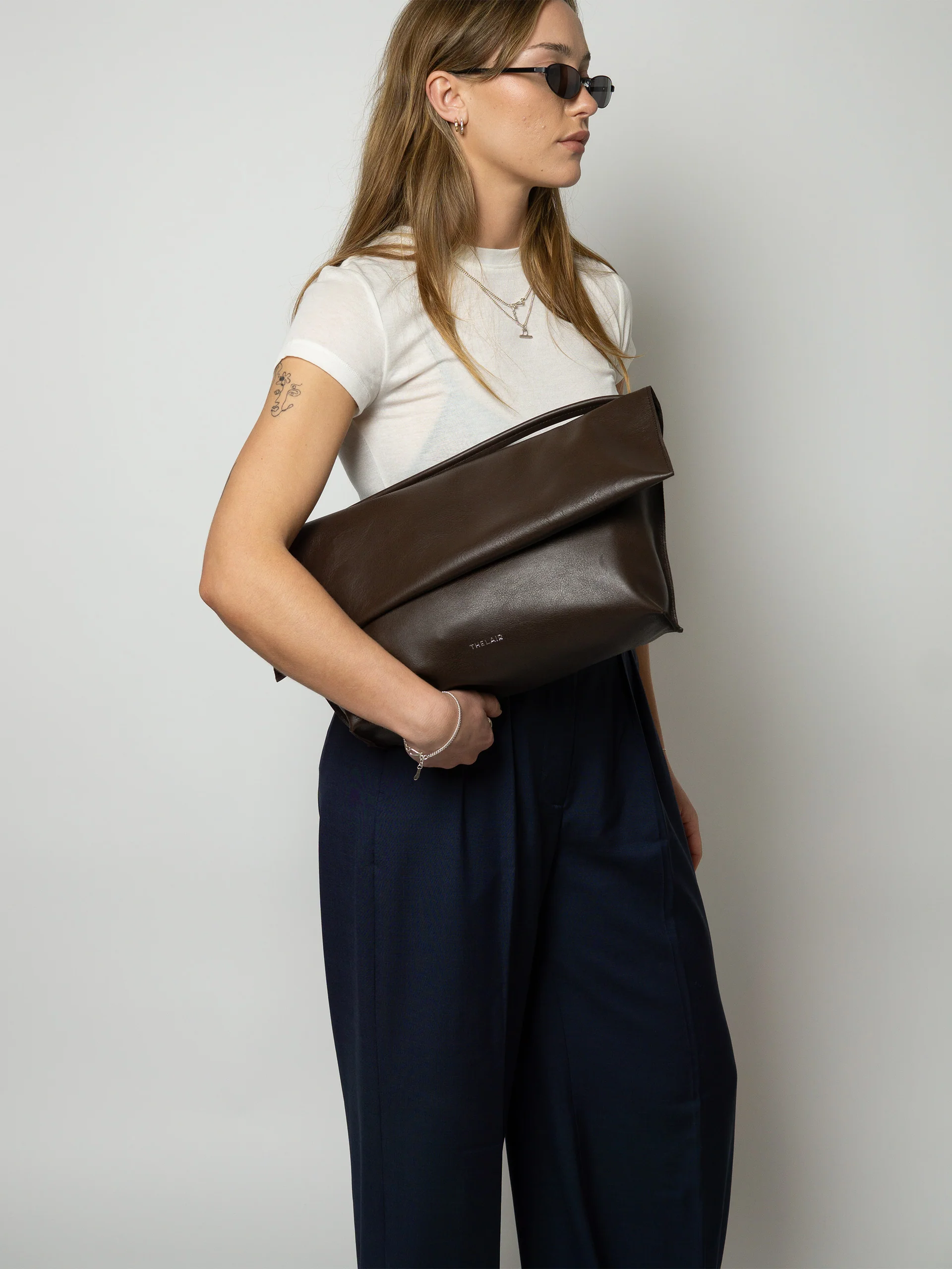 The Lair Camille Pouch Large Mahogany - Image 8