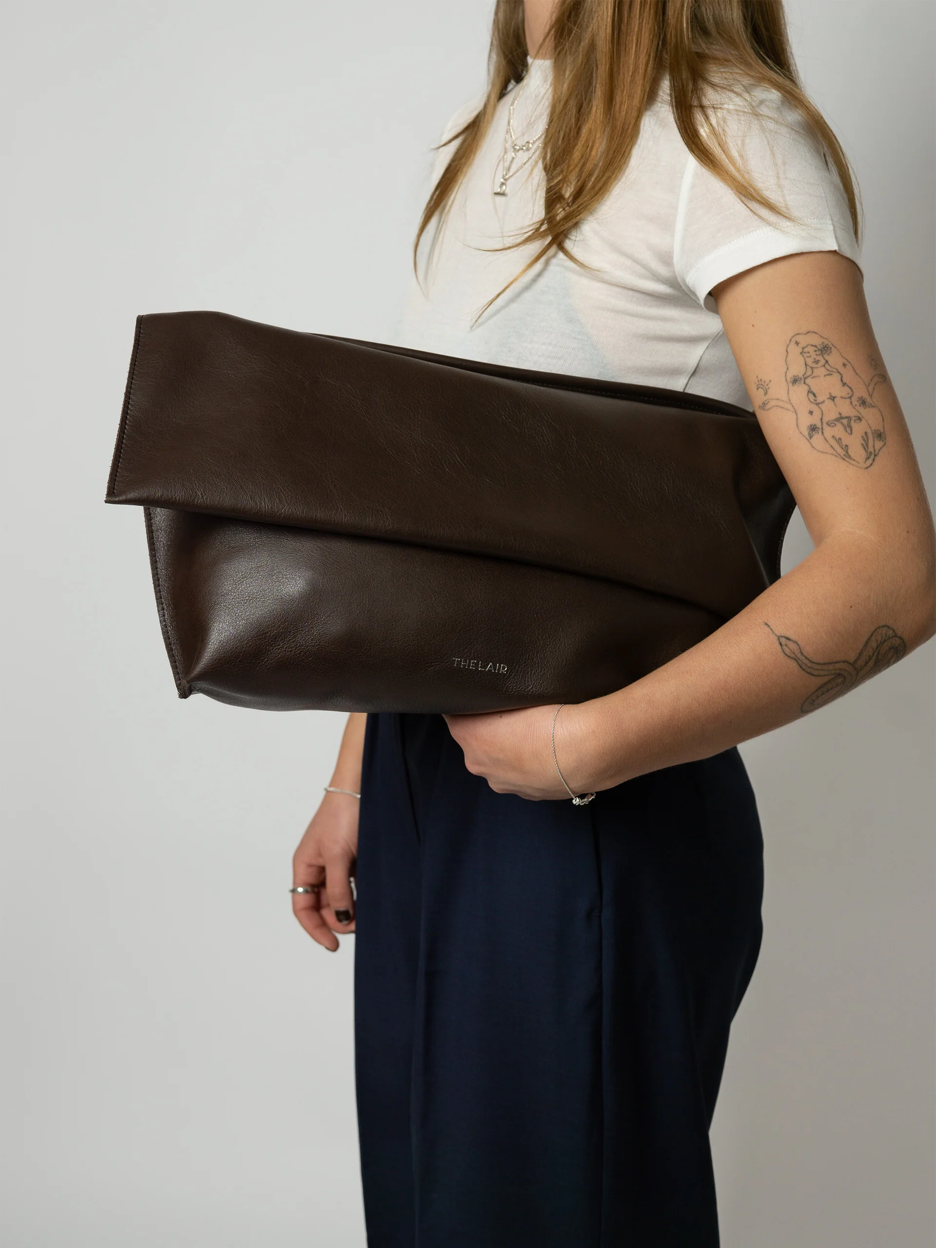 The Lair Camille Pouch Large Mahogany - Image 9