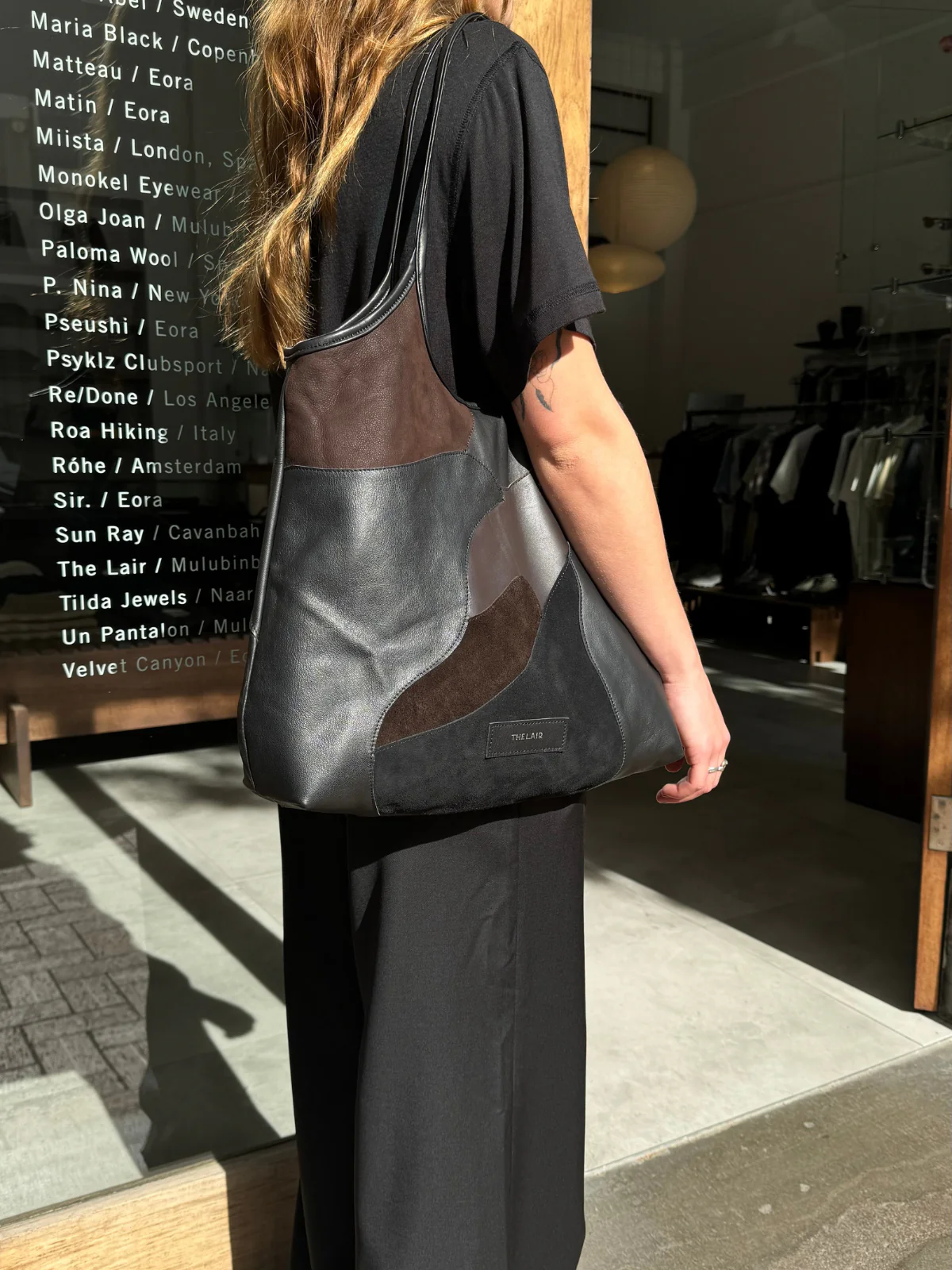 The Lair Freja Reversible Patchwork Tote Large - Image 5