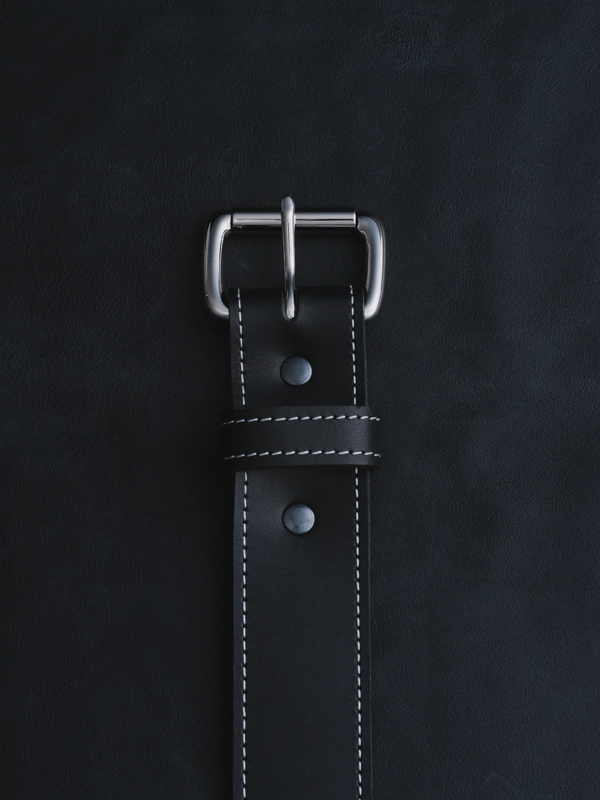 The Lair Jeet White Stitch Belt - Image 2