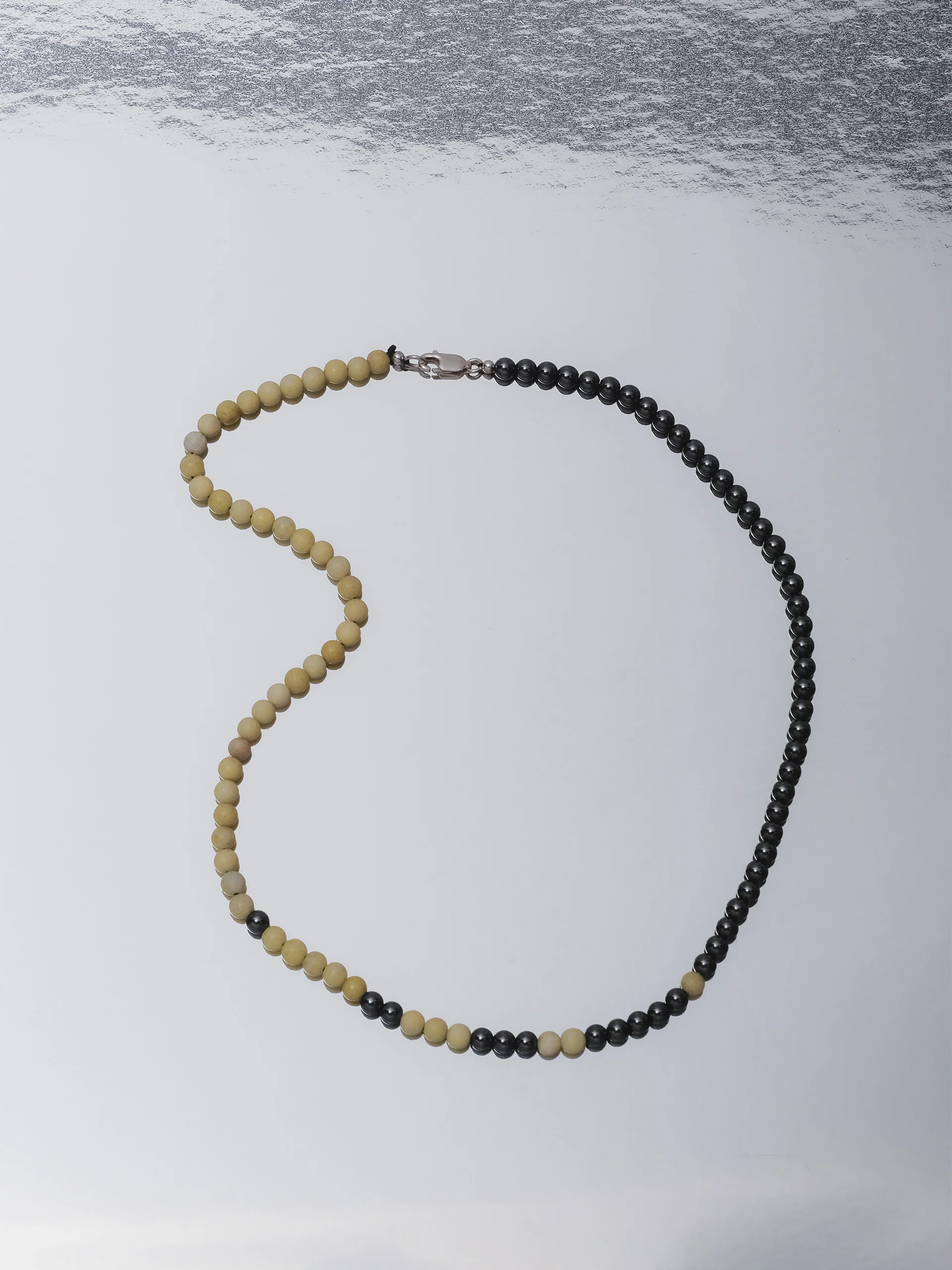 The Lair Jewellery Bokashi Beaded Necklace Yellow Serpentine - Image 4