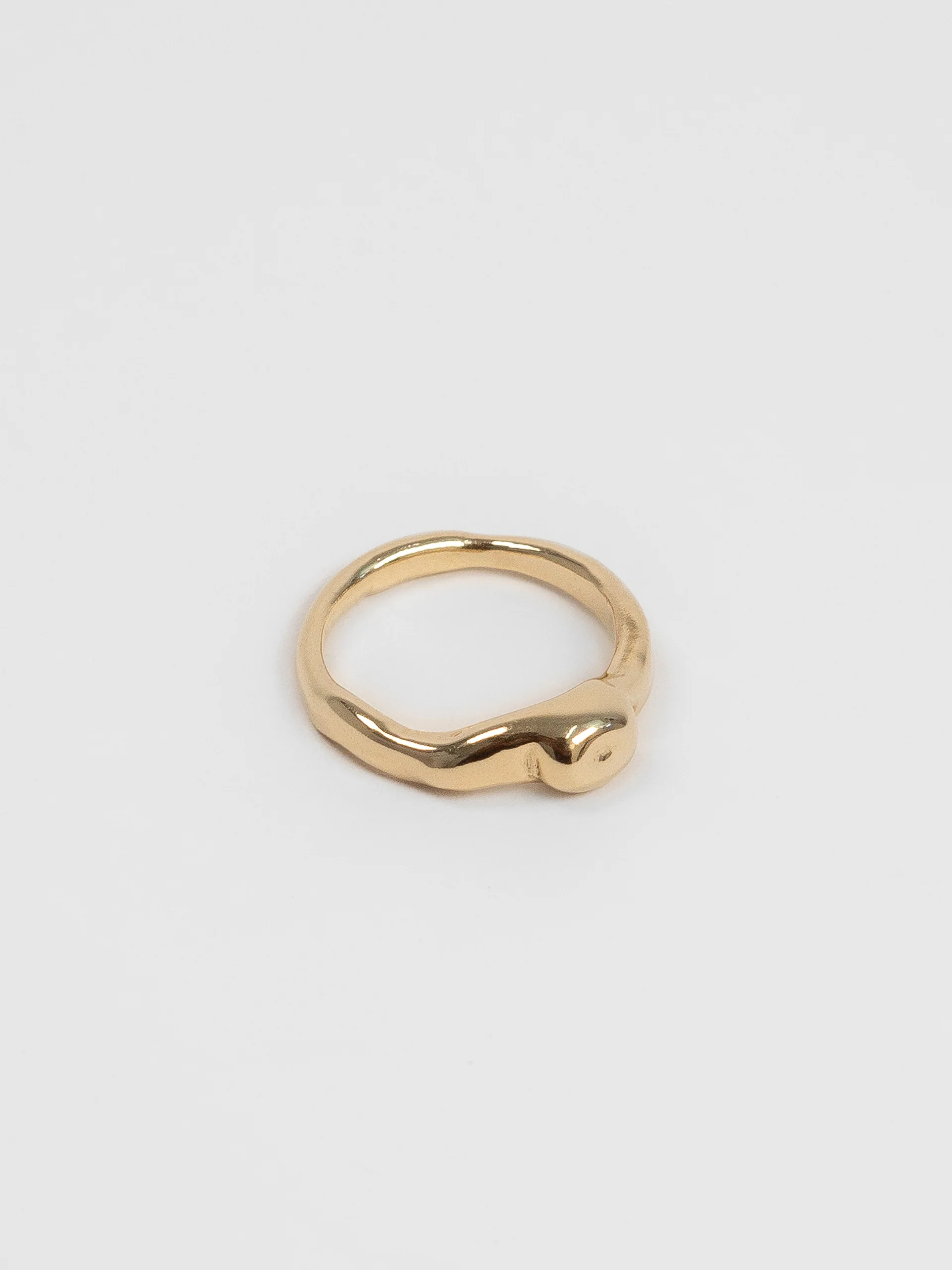 The Lair Jewellery Chikubi Ring 9ct Yellow Gold - Image 3
