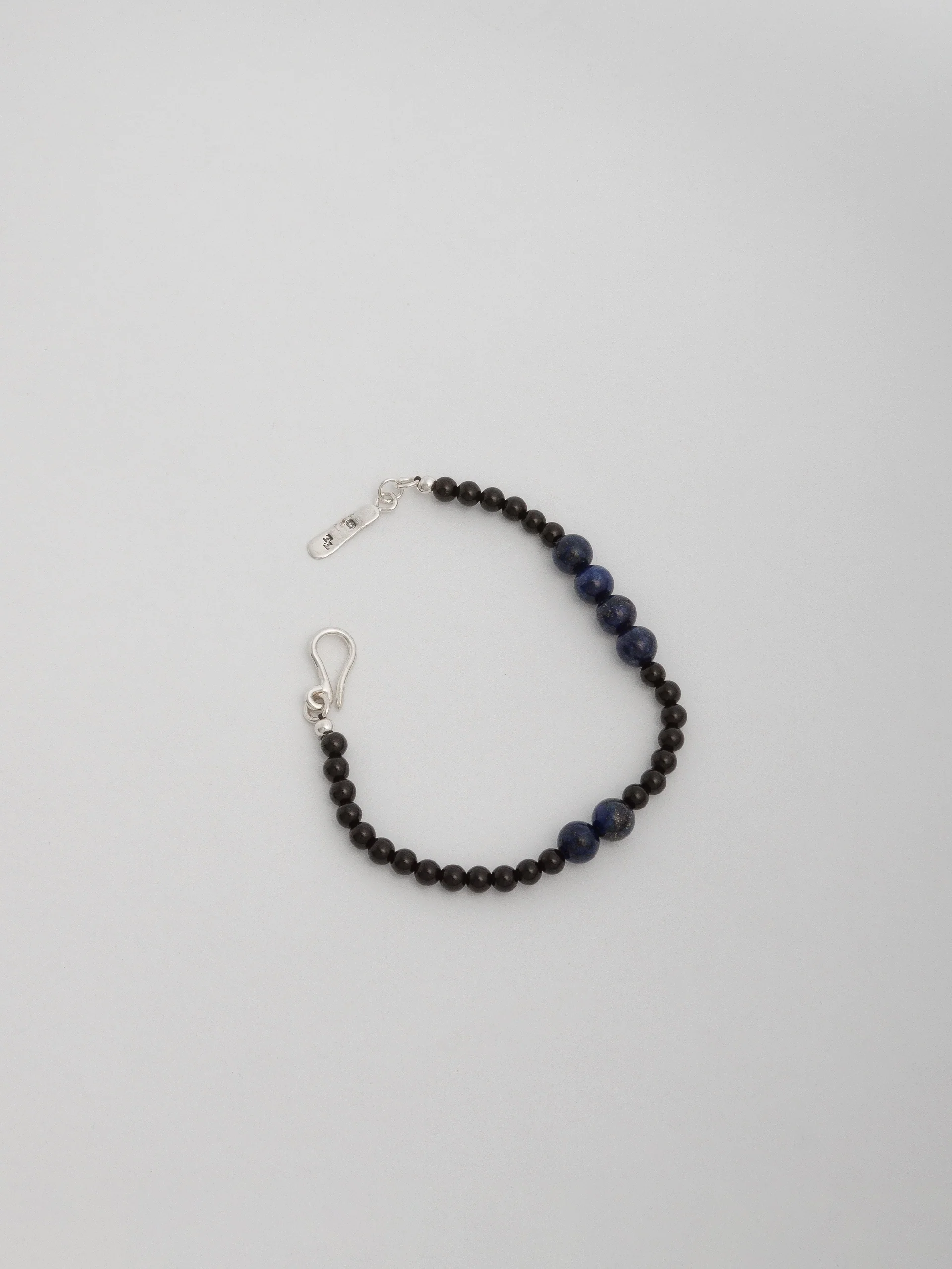 The Lair Jewellery Tsuki Bracelet Lapis Lazuli + Black Onyx - Image 3