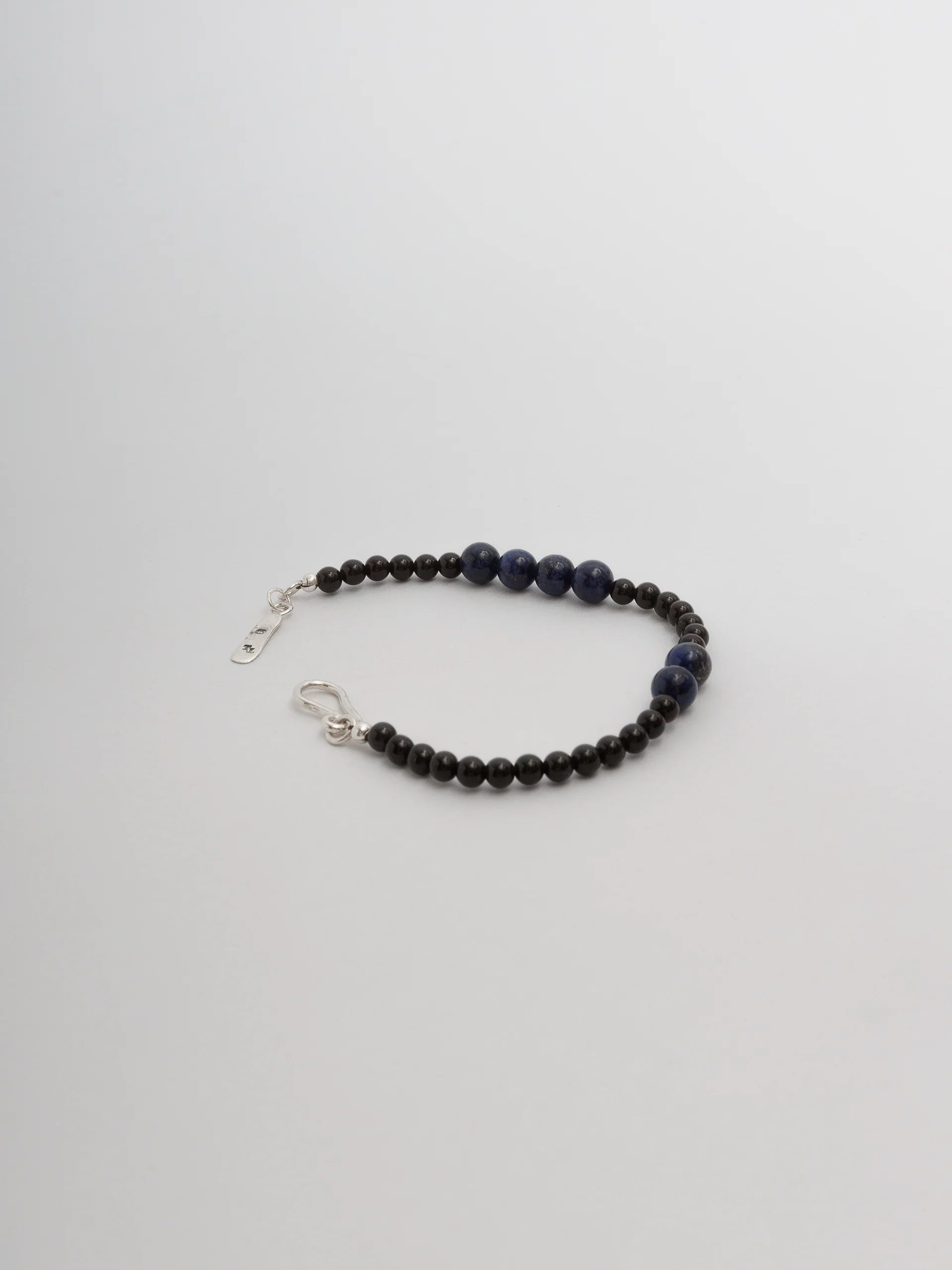 The Lair Jewellery Tsuki Bracelet Lapis Lazuli + Black Onyx - Image 4
