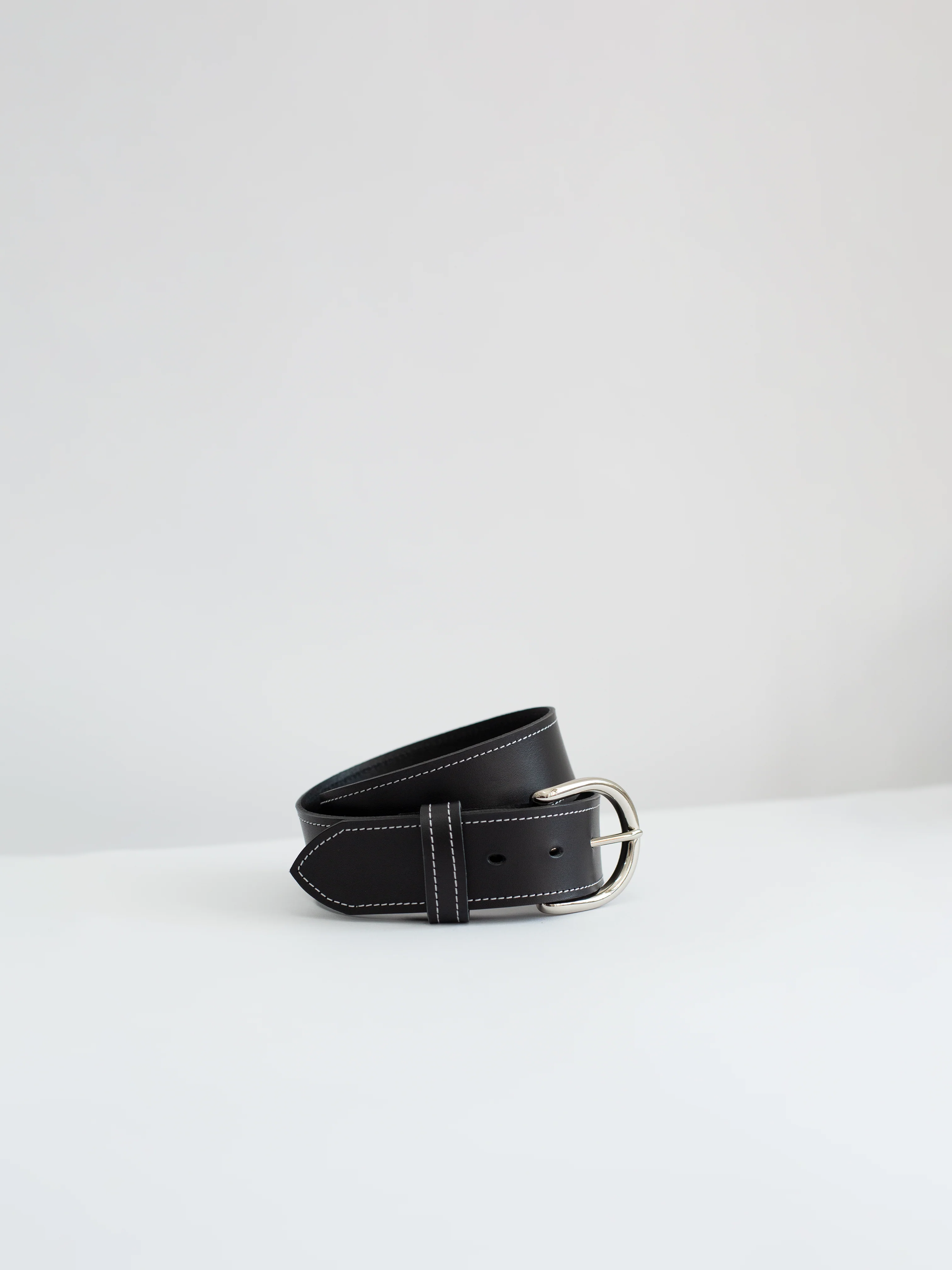 The Lair Maya White Stitch Belt Wide - Image 5
