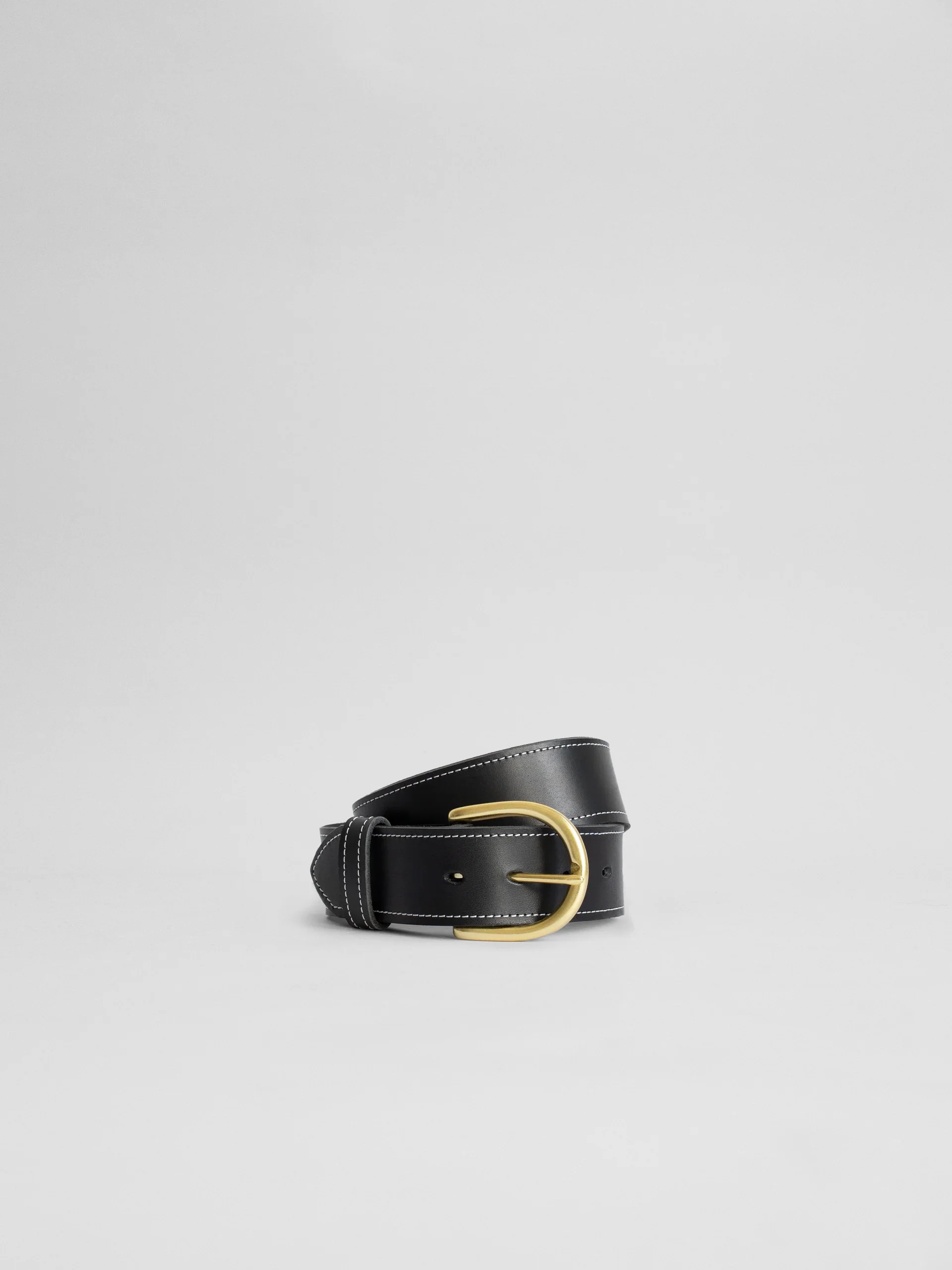 The Lair Maya White Stitch Belt Wide - Image 9