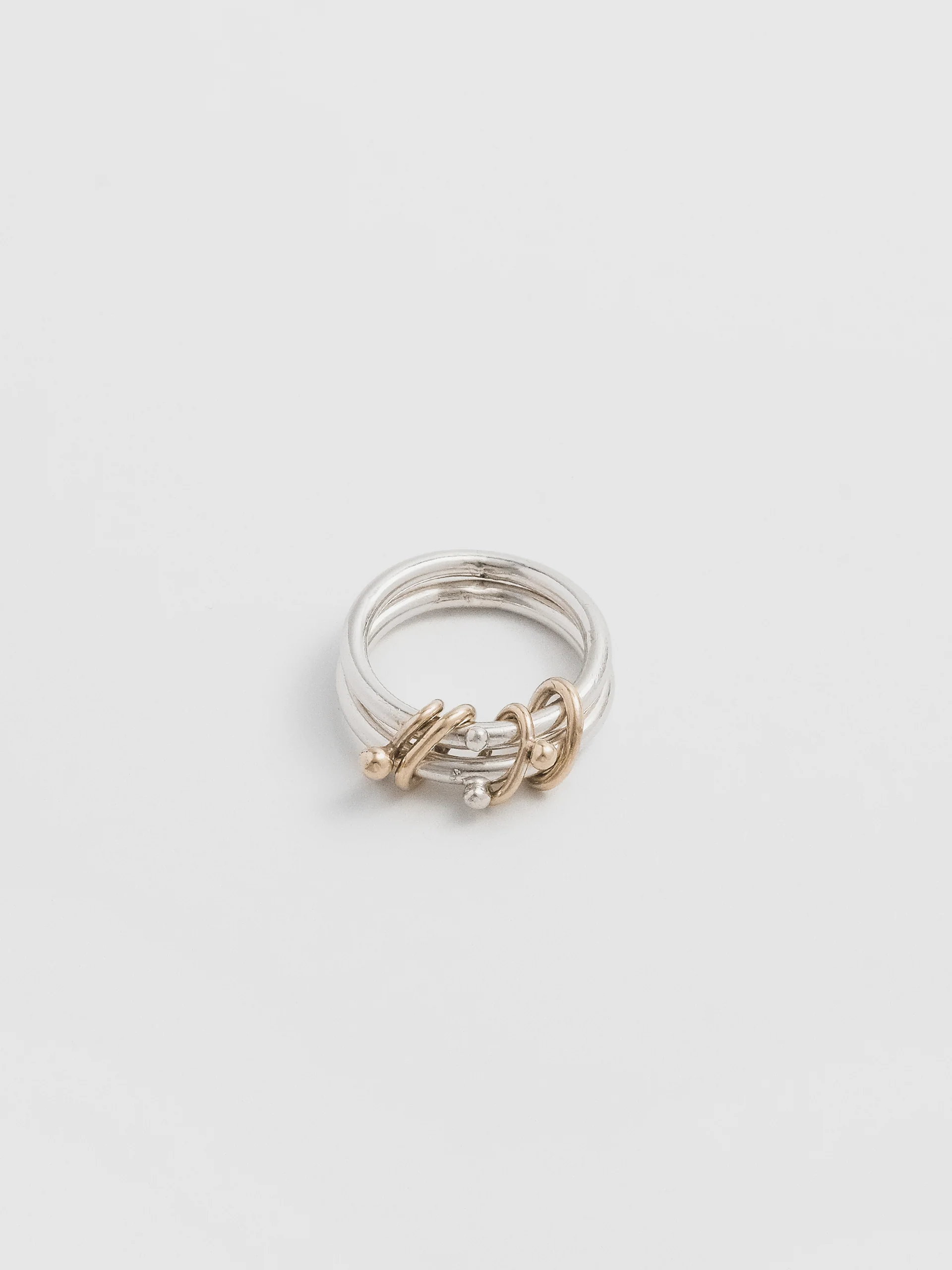 The Lair Svea Stacked Ring 9ct Yellow Gold