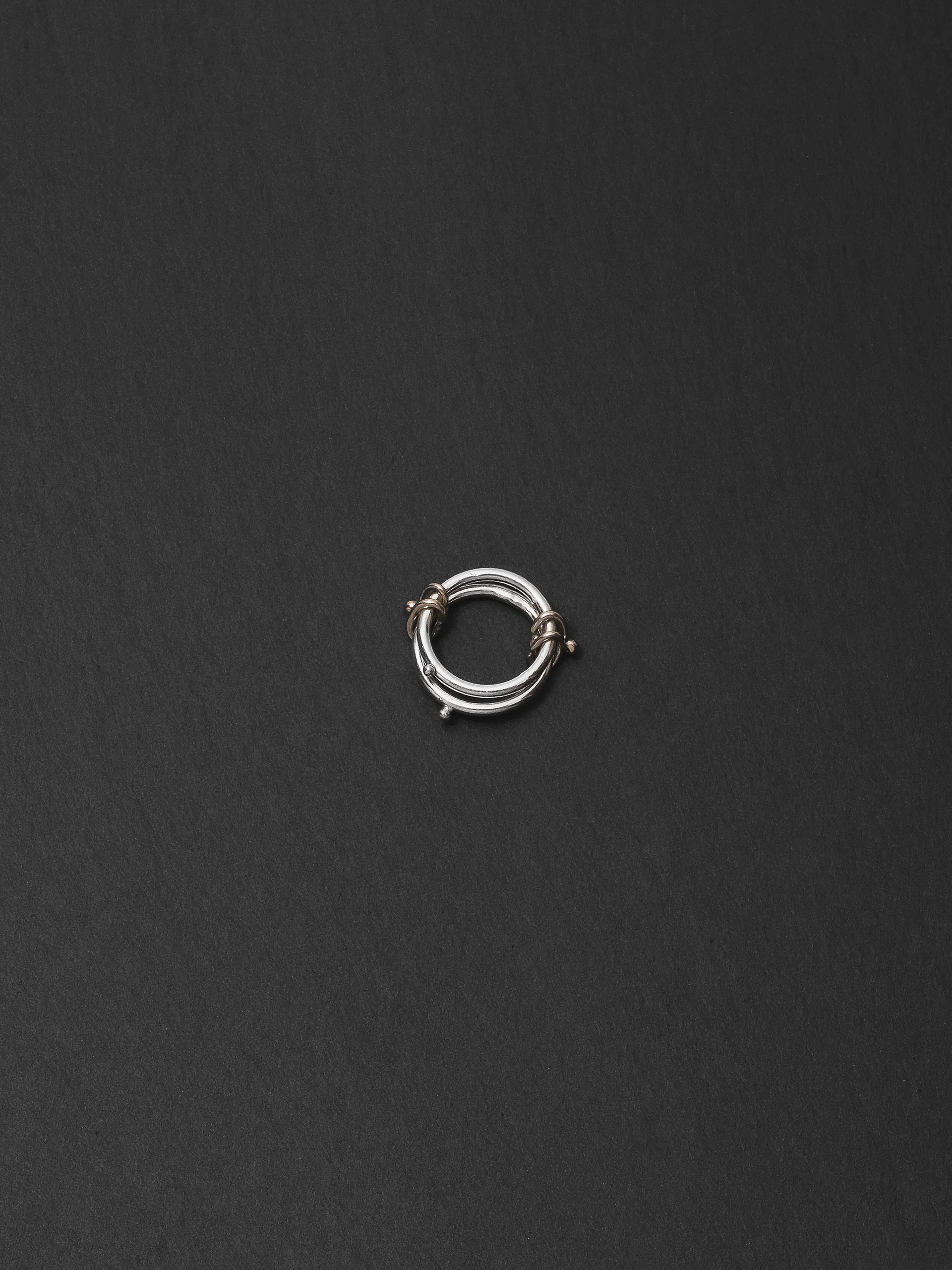 The Lair Svea Stacked Ring 9ct Yellow Gold - Image 4