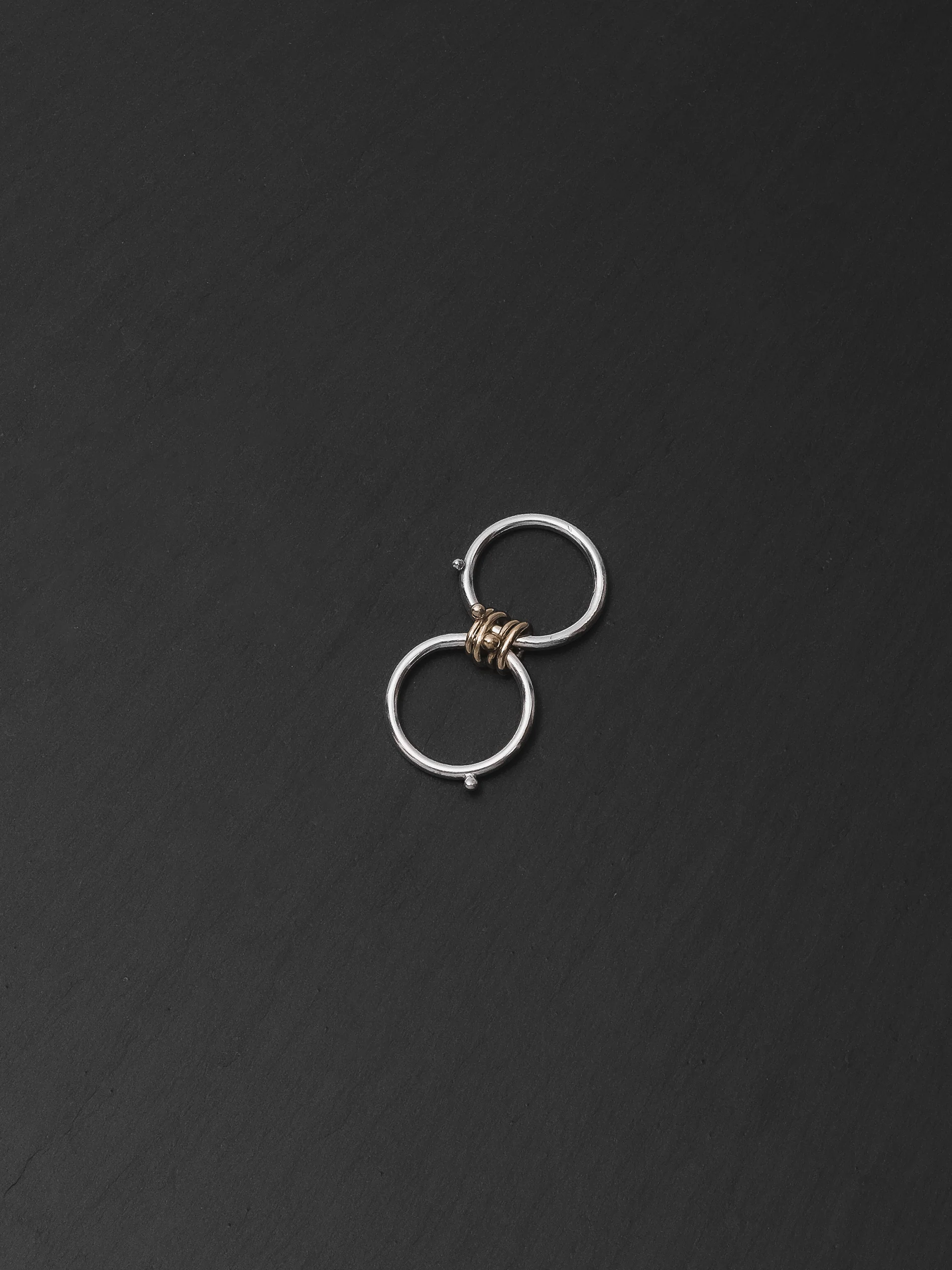 The Lair Svea Stacked Ring 9ct Yellow Gold - Image 5
