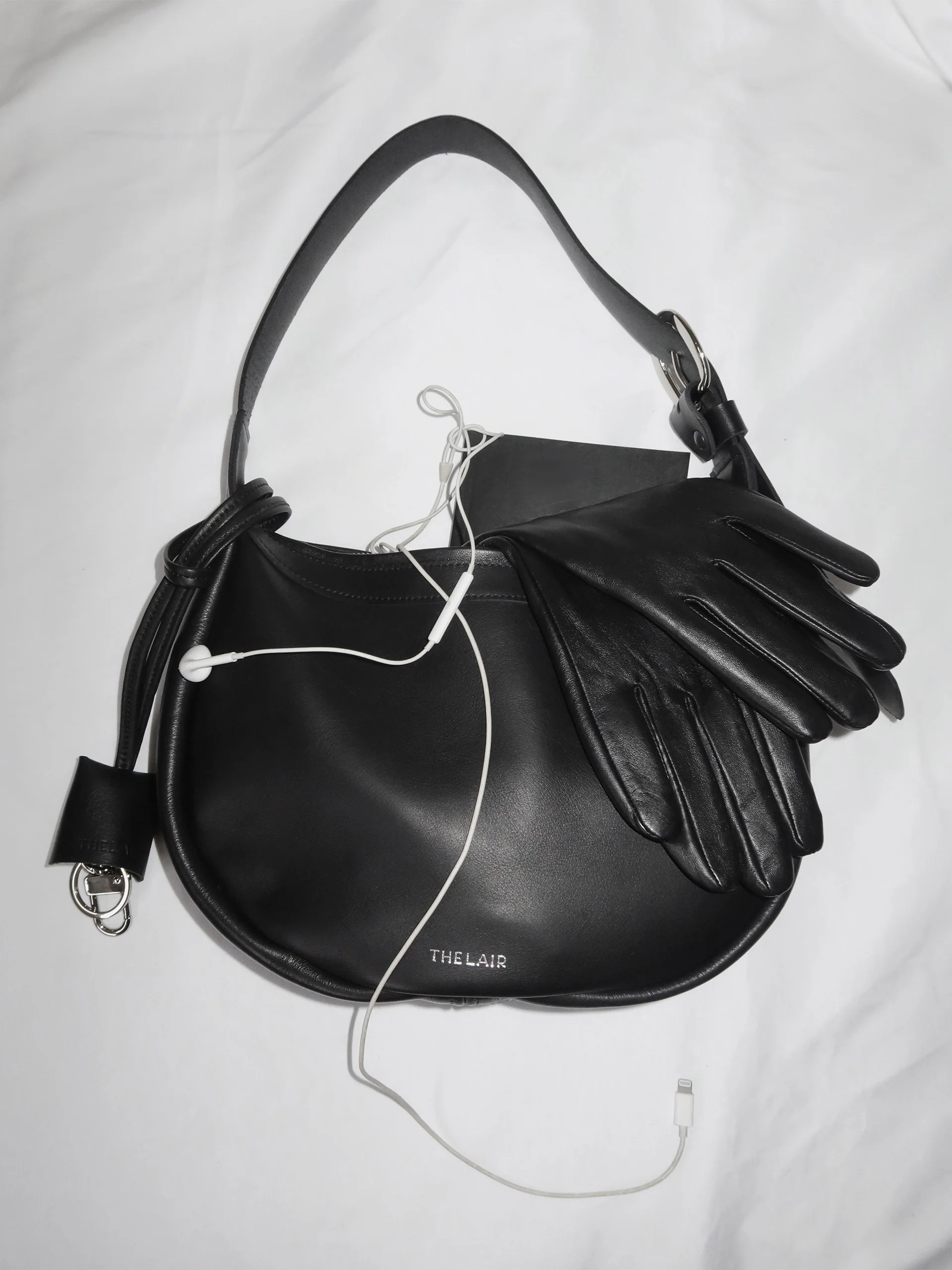 The Lair Uma Bag Small Black Silver - Image 4