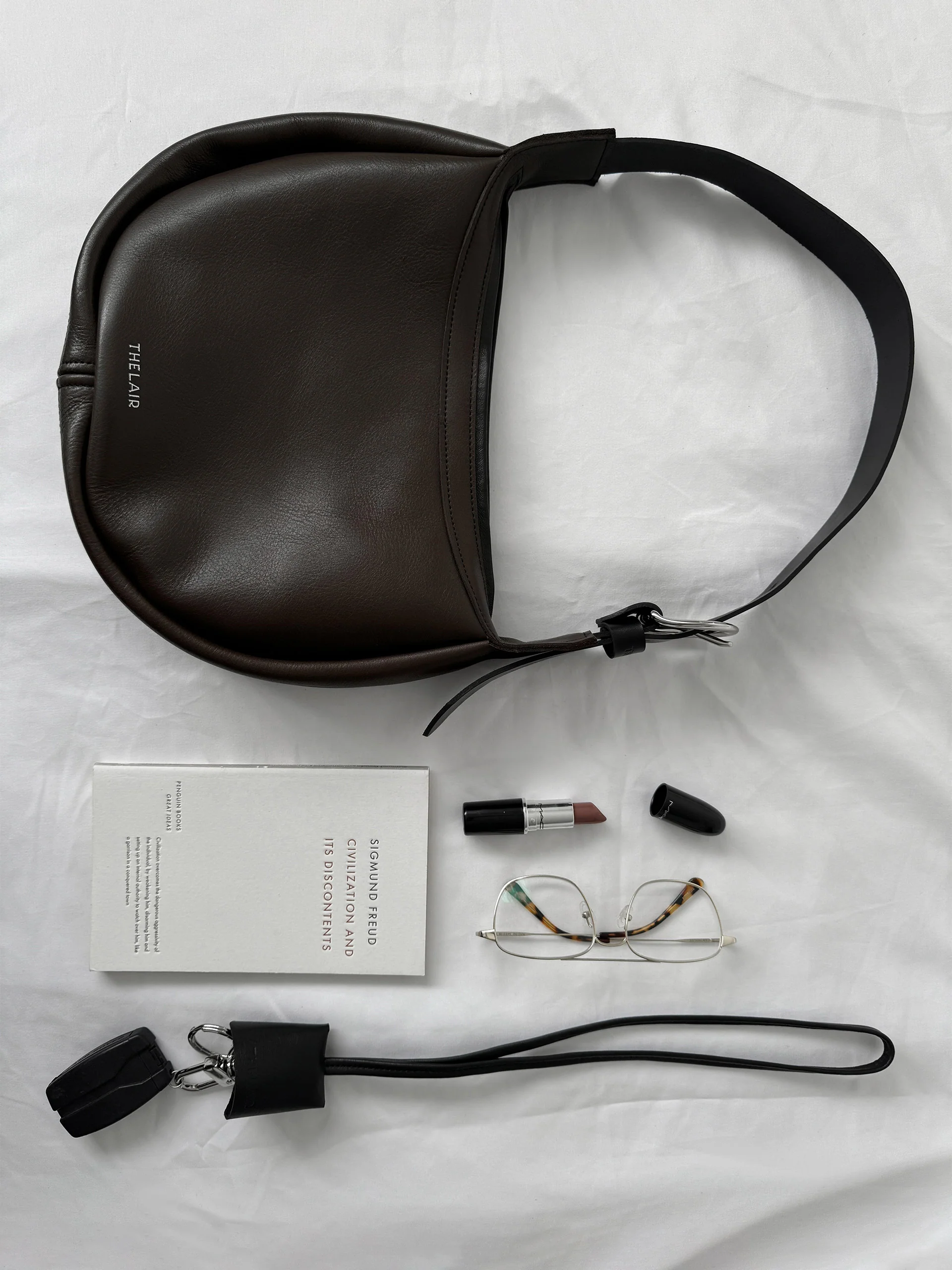 The Lair Uma Bag Small Mahogany Silver - Image 4